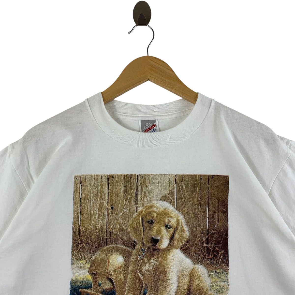Vintage Vintage WIDE RETREIVER by Jim Lamb T-shirt Size US L / EU 52-54 / 3 - 2 Thumbnail