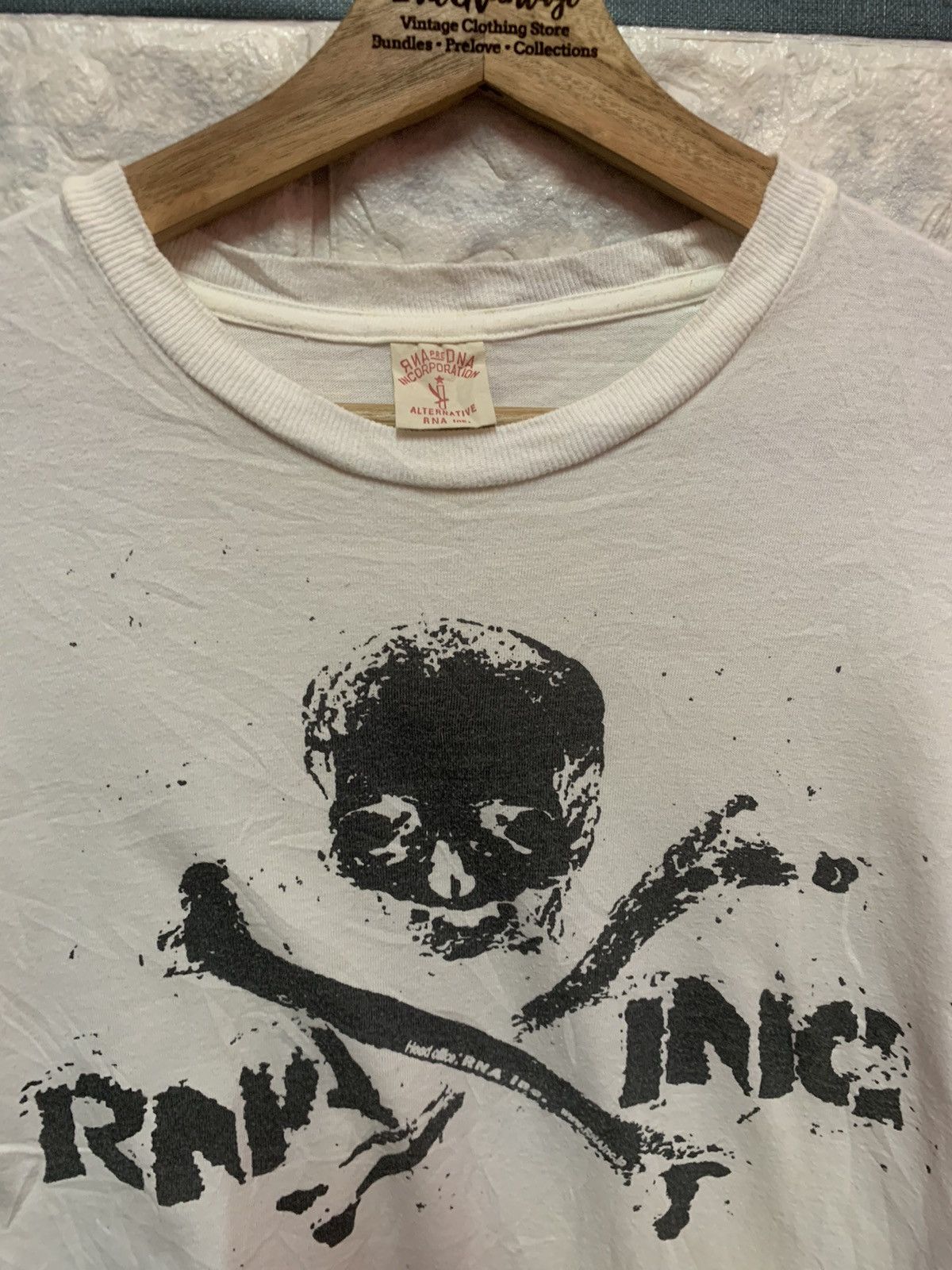 Vintage RARE!! Shirt Skull RNA Size US S / EU 44-46 / 1 - 2 Thumbnail