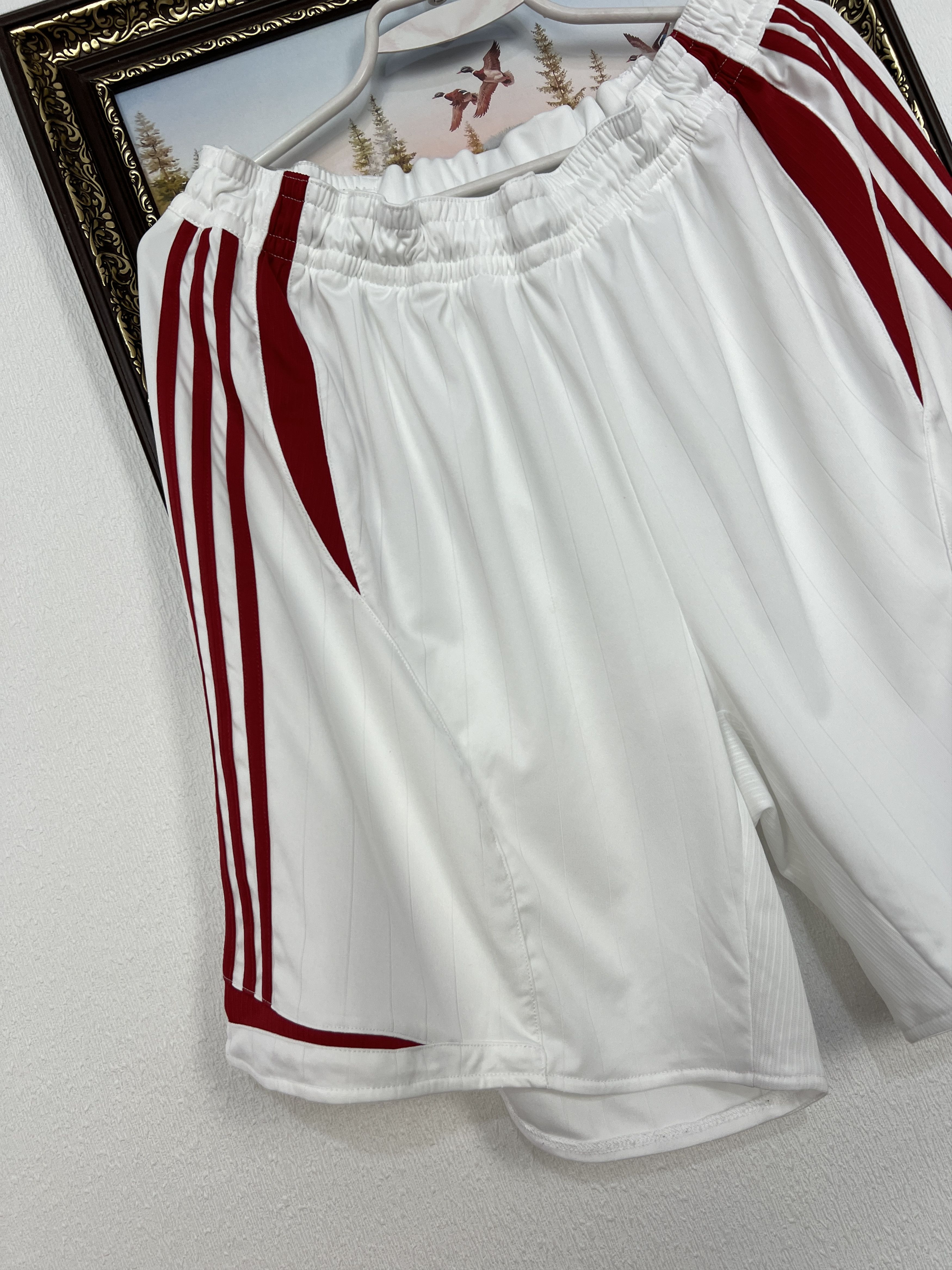 Adidas Vintage Adidas Denmark White Football Shorts Soccer 2XL Size US 38 / EU 54 - 3 Thumbnail