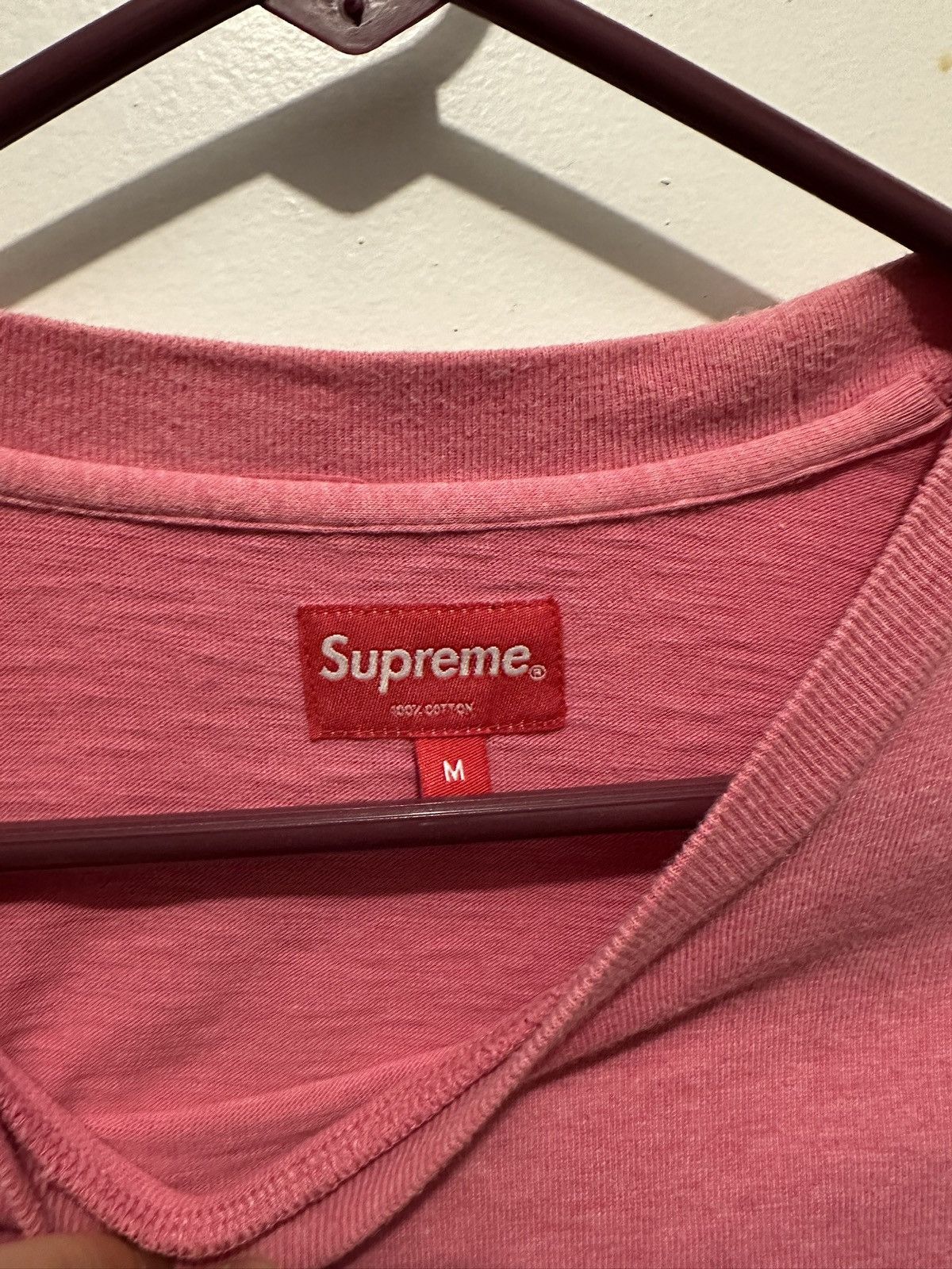 Supreme Supreme Arc Logo Long Sleeve in Pink Size US M / EU 48-50 / 2 - 3 Thumbnail