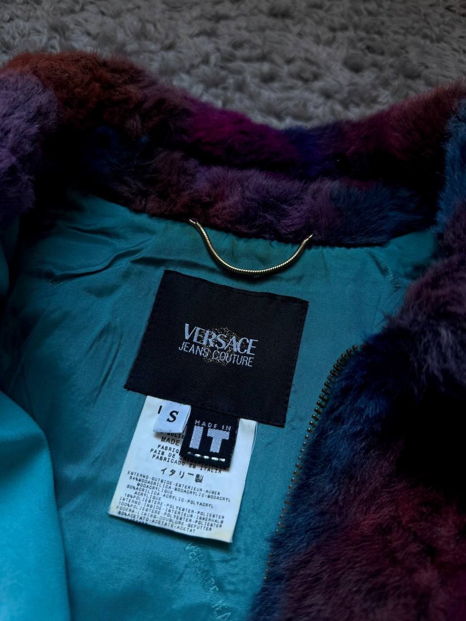 Versace Versace Jeans Couture Jacket Multicolour Four Fux Y2K Size S / US 4 / IT 40 - 8 Thumbnail