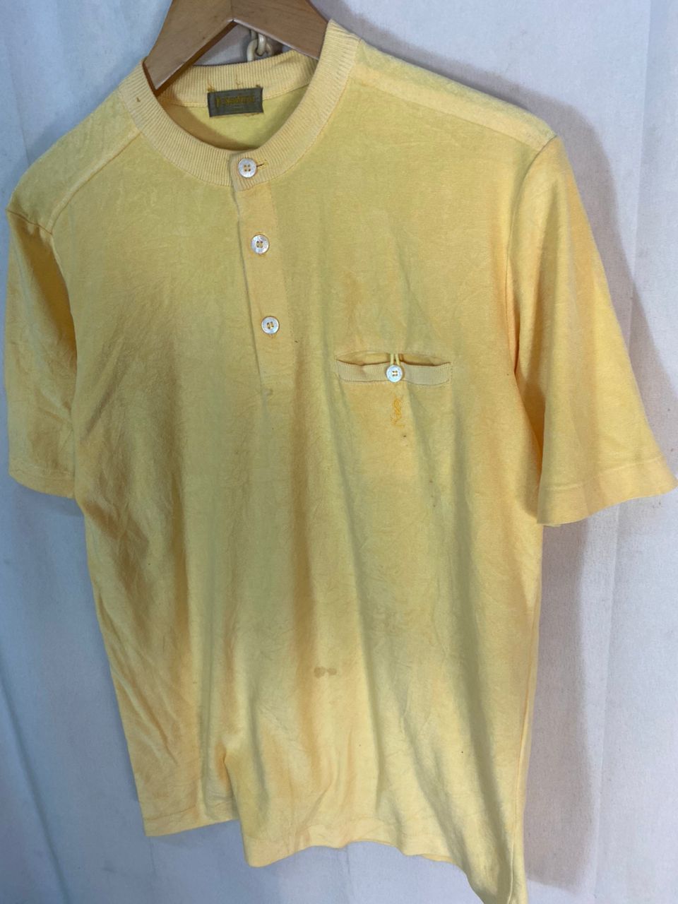 Vintage × Yves Saint Laurent Ysl spellout tshirt Size US M / EU 48-50 / 2 - 2 Thumbnail