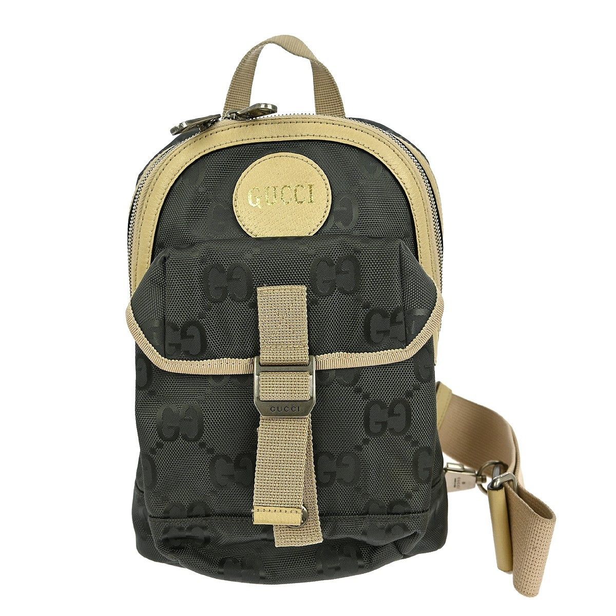 Gucci Gucci Off The Grid Single Pocket Backpack GG Econyl Size ONE SIZE - 1 Thumbnail