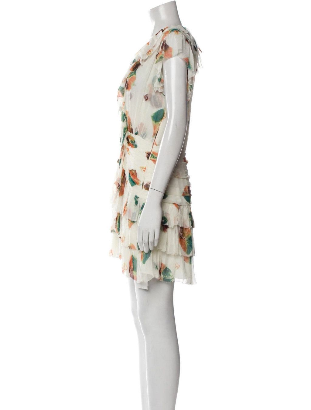 Ulla Johnson Ulla Johnson Zina Mini Dress Size Medium 100% Silk Floral Size M / US 6-8 / IT 42-44 - 3 Thumbnail