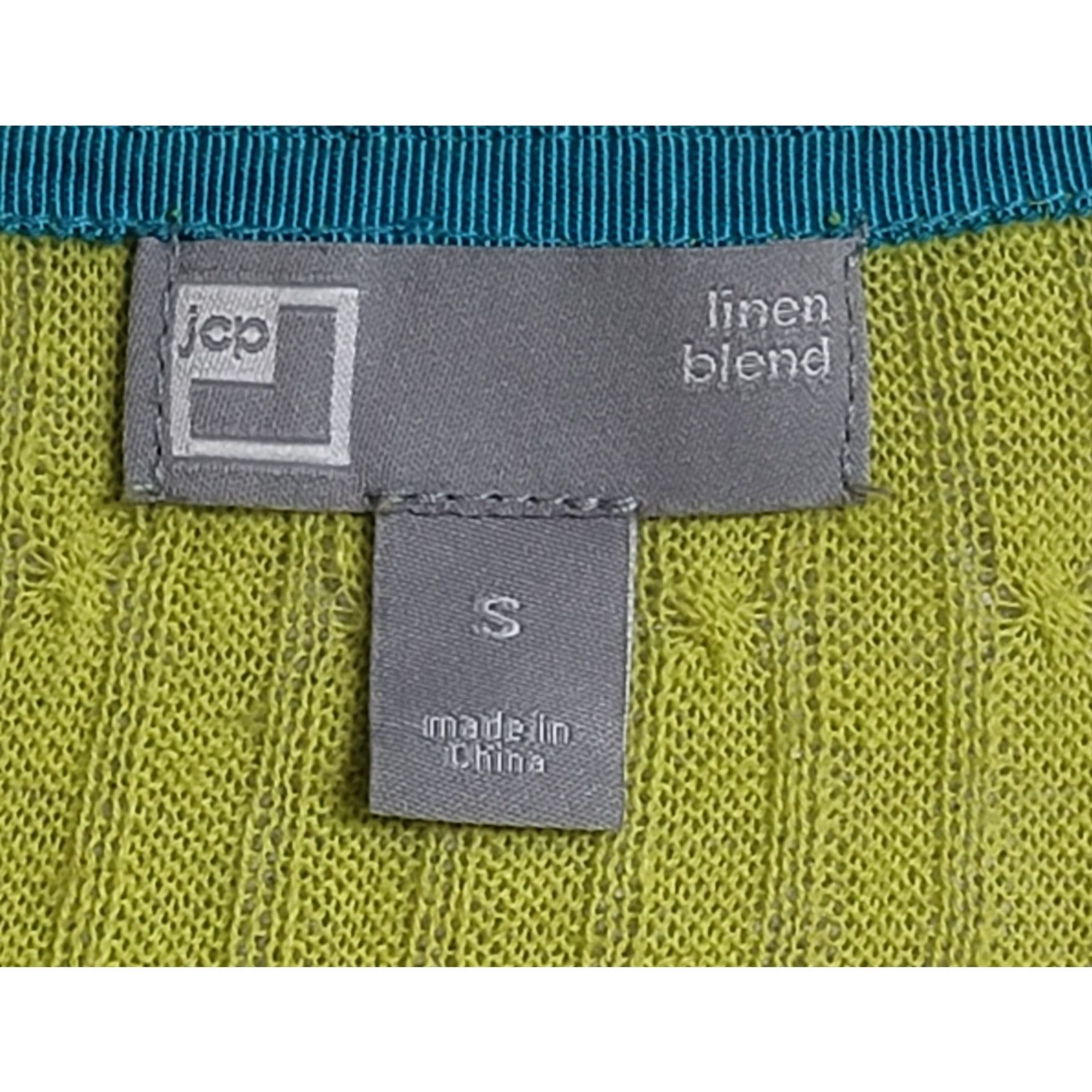 Other JCP Lime Green V Neck Button Up Cardigan Sweater Small Size S / US 4 / IT 40 - 3 Thumbnail