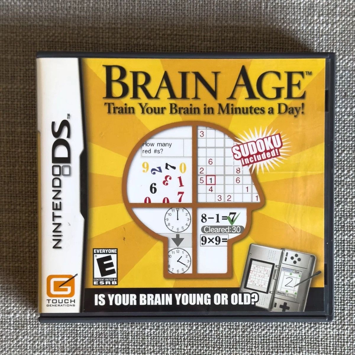 Nintendo Brain Age Nintendo DS Lite 3DS CIB Size ONE SIZE - 6 Thumbnail