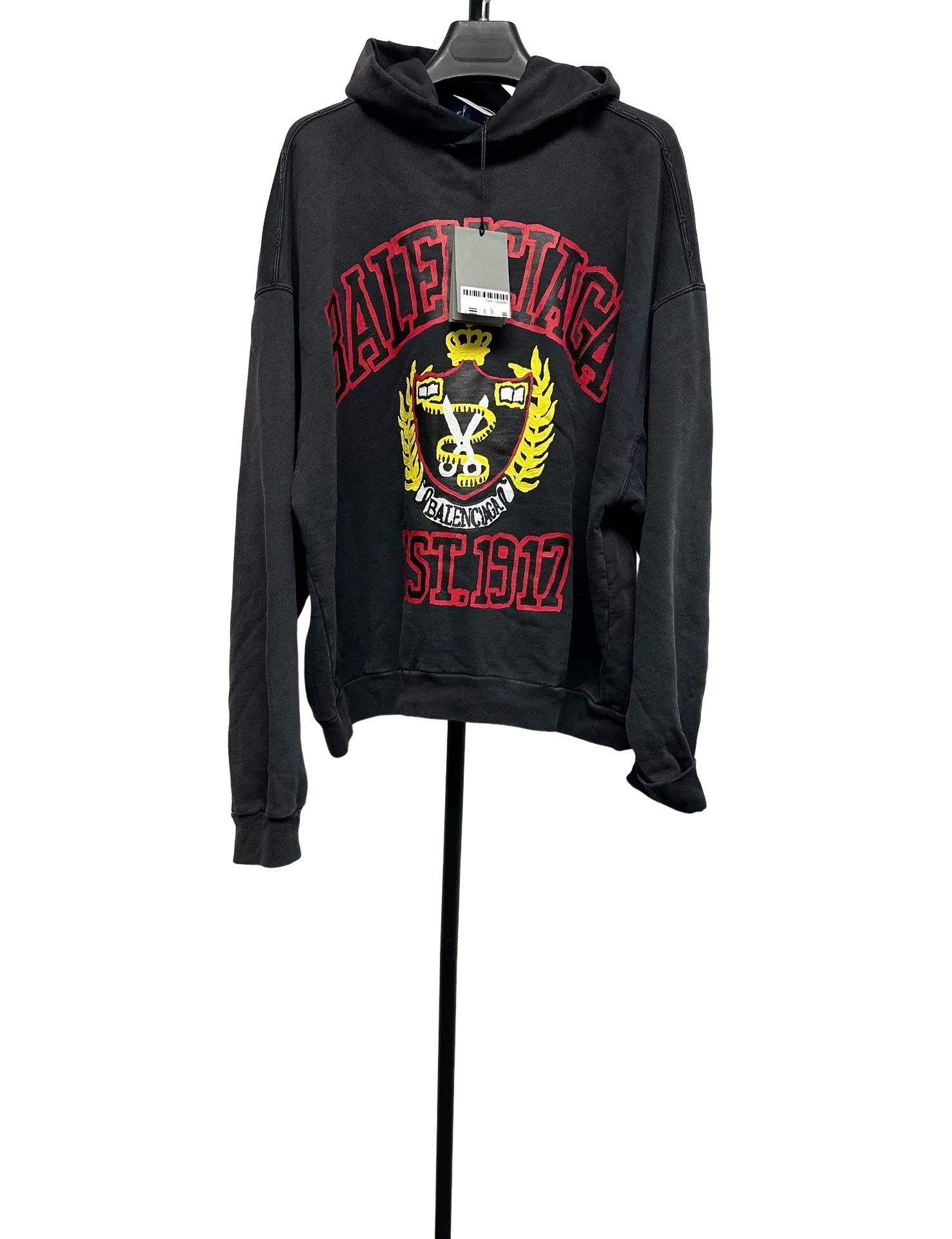 Balenciaga Balenciaga Crest Logo Hoodie Size XS Size US XS / EU 42 / 0 - 1 Thumbnail