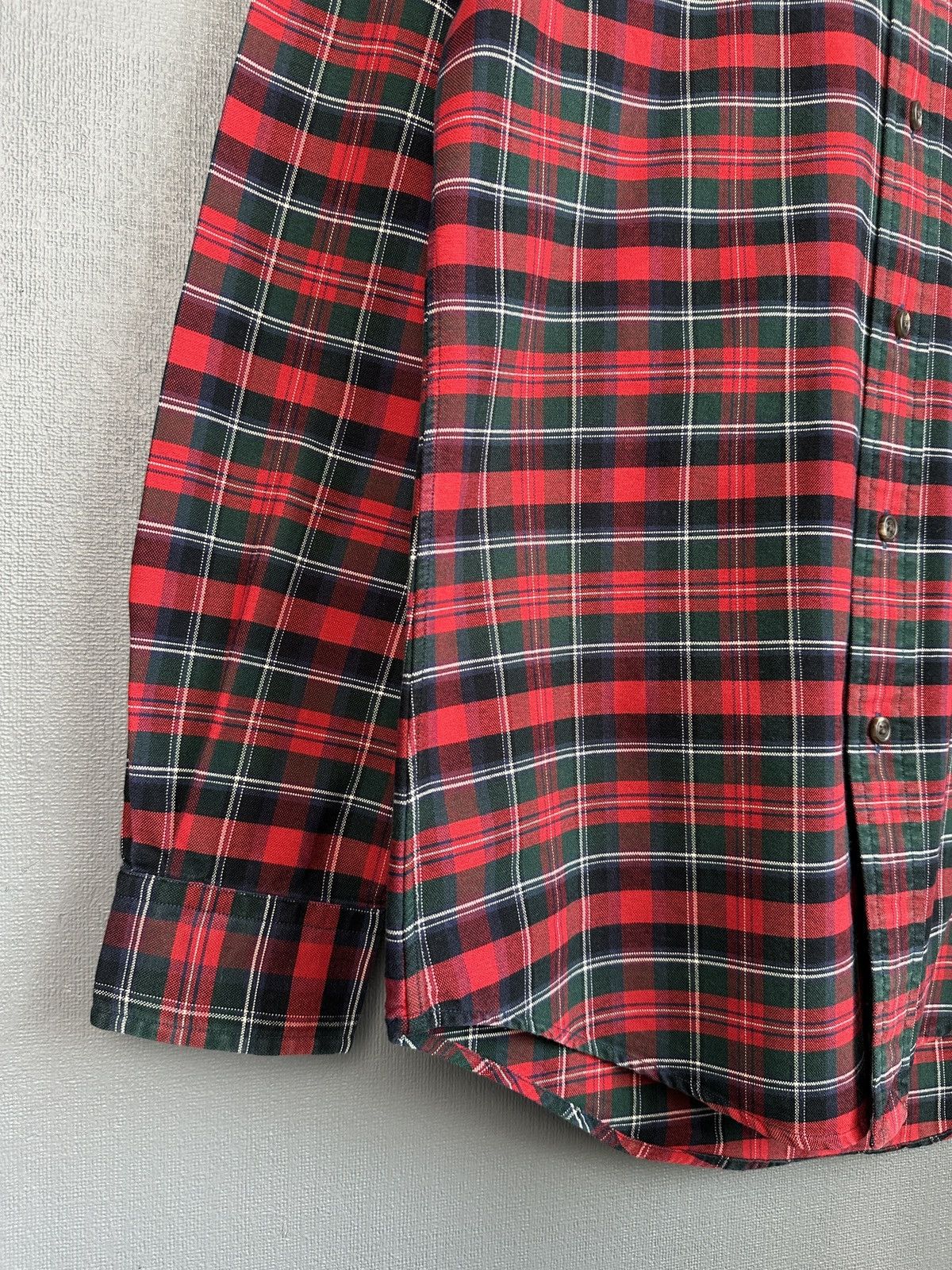 Polo Ralph Lauren POLO RALPH LAUREN Red Green Check Button Up Shirt Size US XS / EU 42 / 0 - 7 Thumbnail