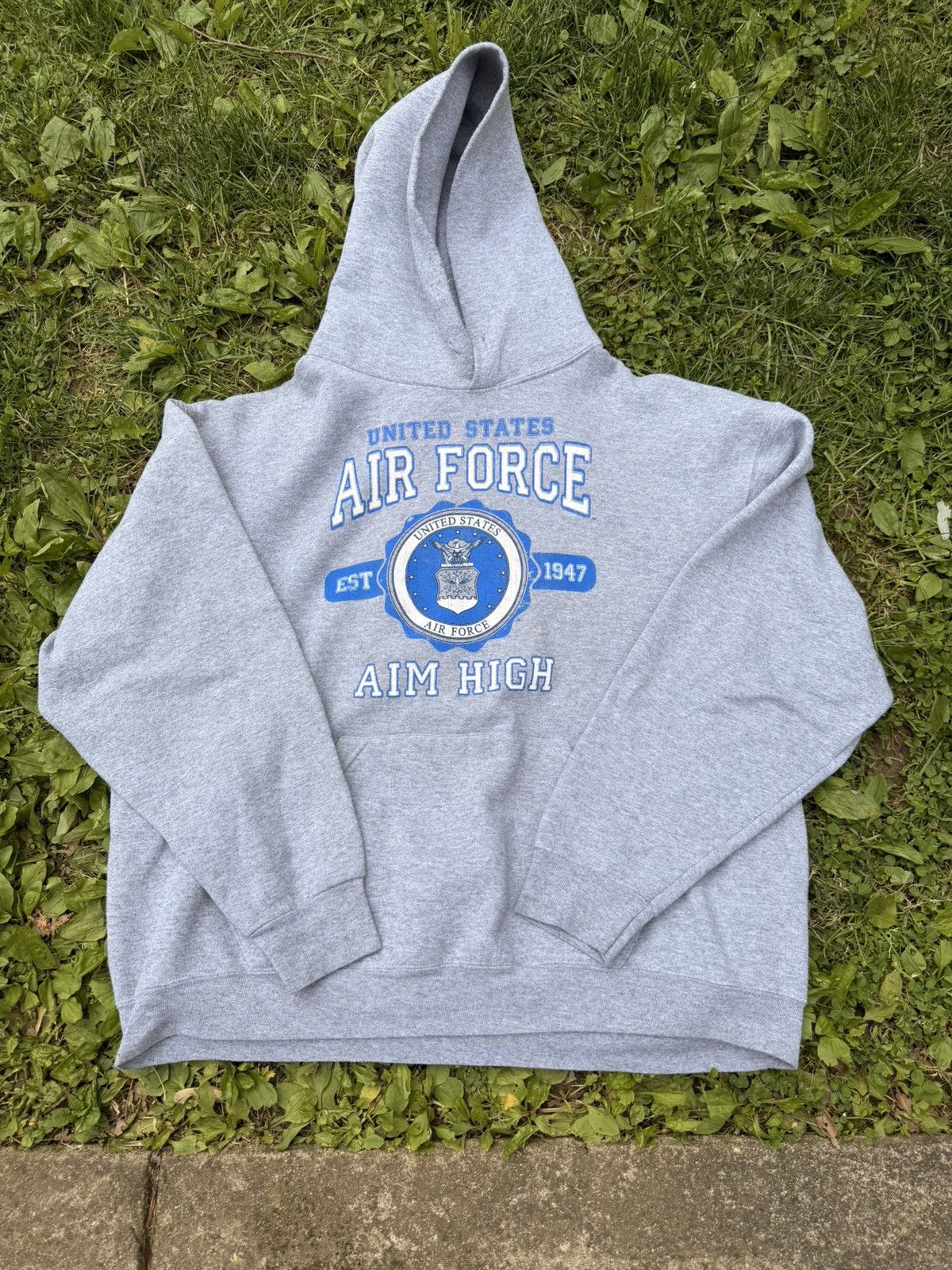 Vintage Y2K United States Air Force Hoodie Size Large Size US L / EU 52-54 / 3 - 1 Thumbnail