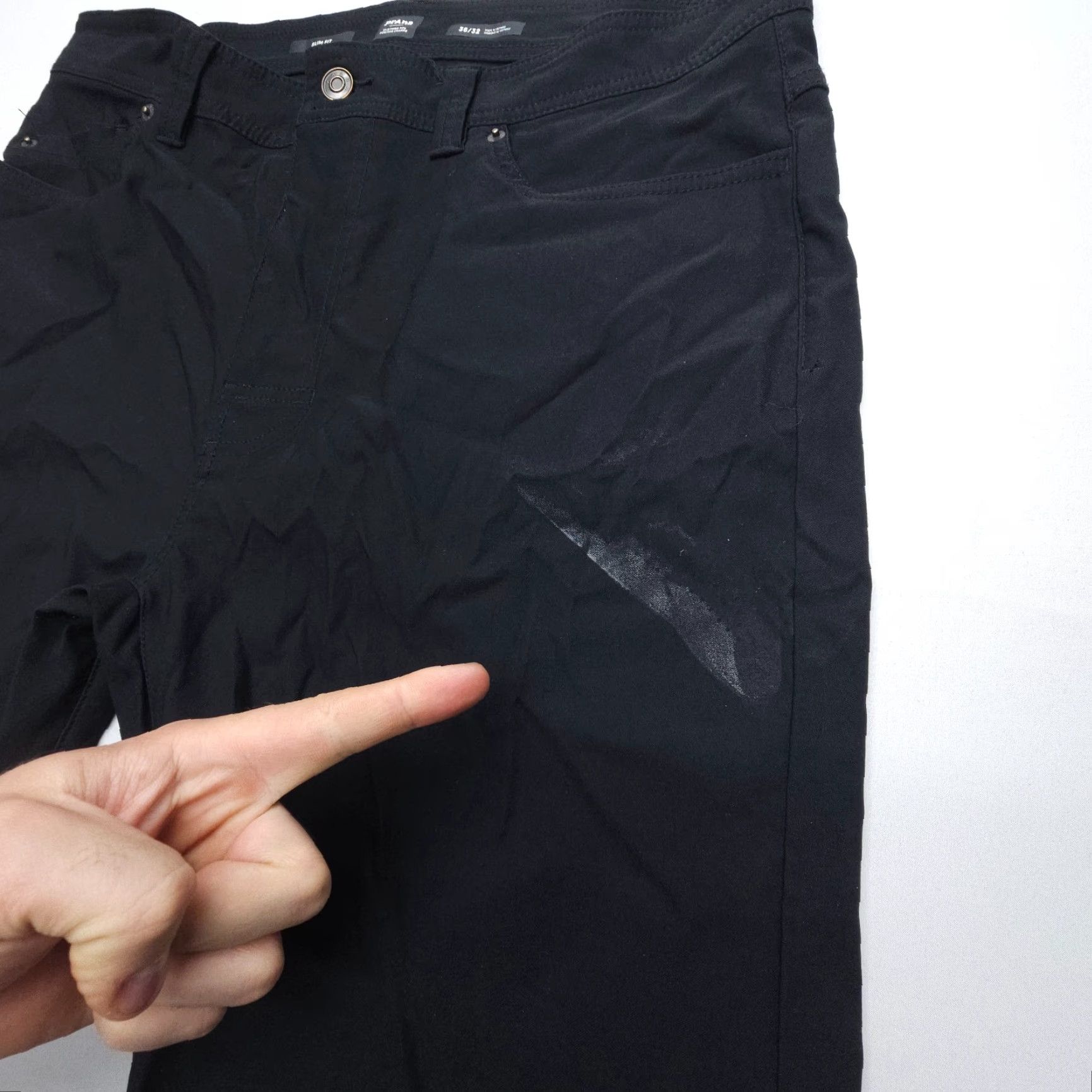 Prana prAna Brion Slim Pants II Mens 36 x 32 Black Stretch Hiking Fishing Travel Camp Pant Slim Straight 5-Pocket Mens Regular Black 90s Nature Theme Size US 36 / EU 52 - 4 Thumbnail
