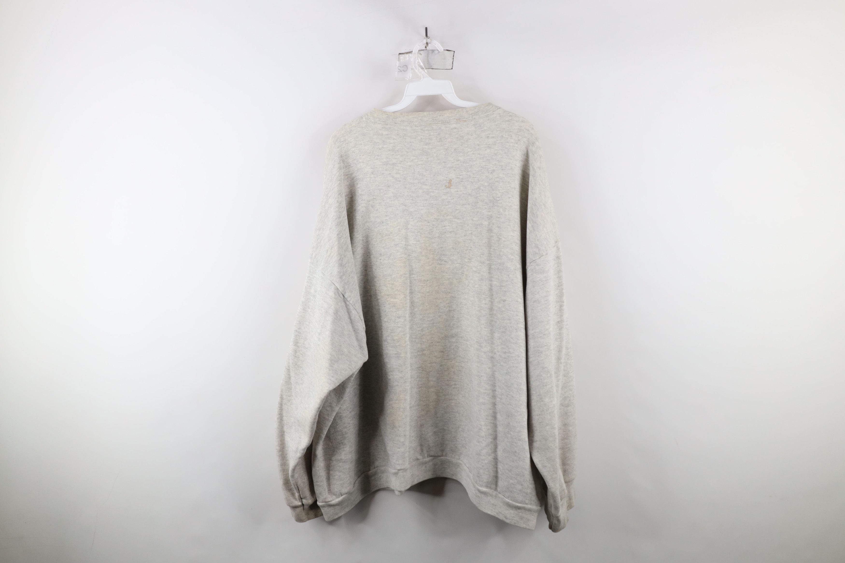 Vintage Vintage 90s Streetwear Country Farmhouse Sweatshirt Gray Size US XXL / EU 58 / 5 - 13 Thumbnail