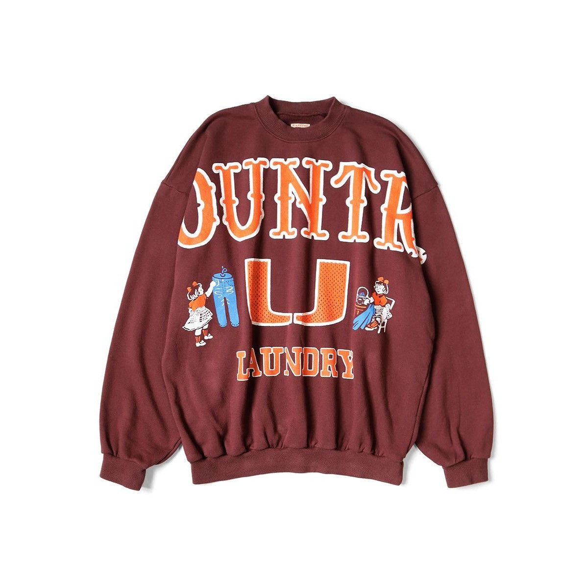 Kapital Kapital Fleece BIG Sweatshirt (BIG KOUNTRY) sweater Size US XL / EU 56 / 4 - 2 Thumbnail