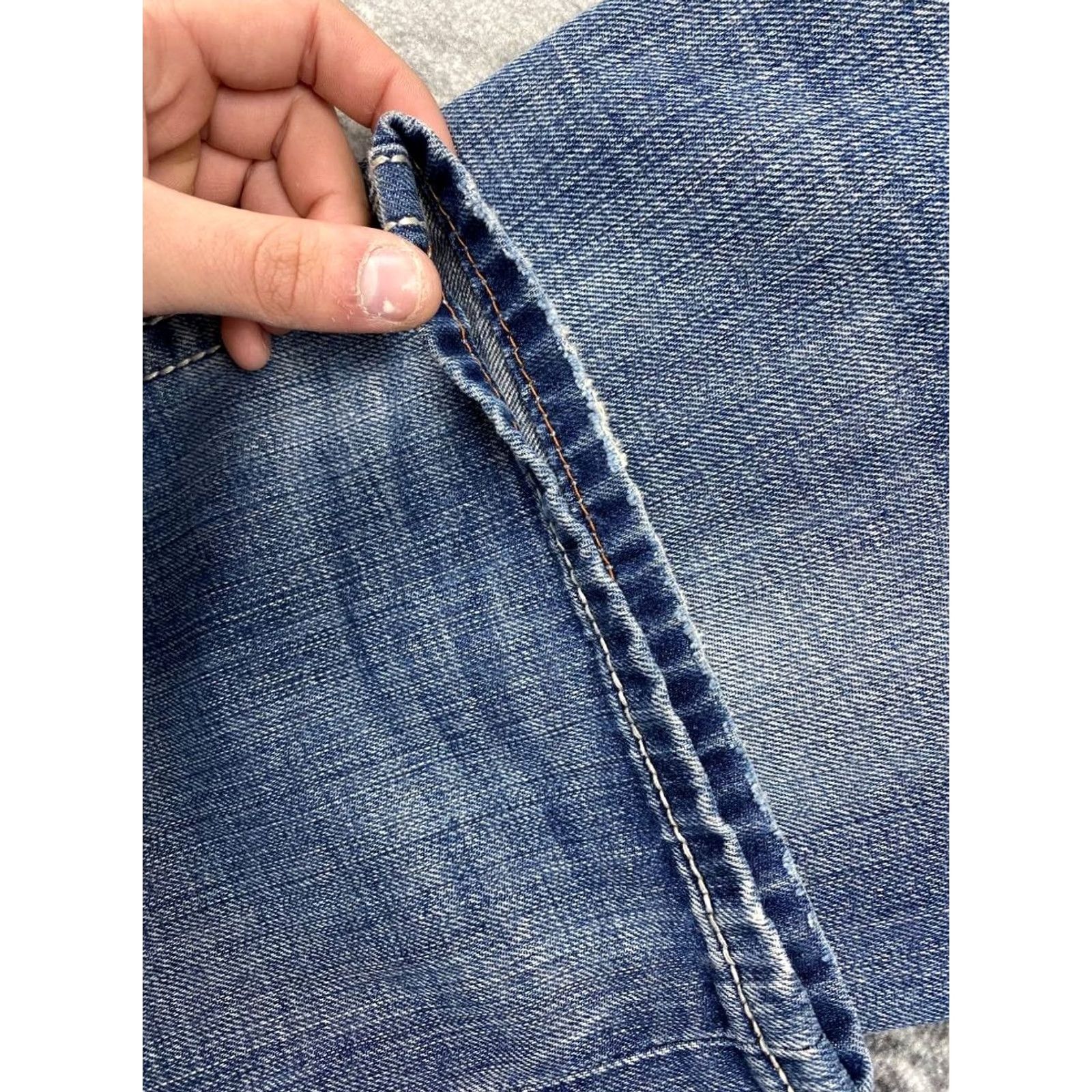 Vintage VINTAGE Rock Revival Jeans Y2K Men Size 33 Blue Straight Denim Size US 33 - 7 Thumbnail