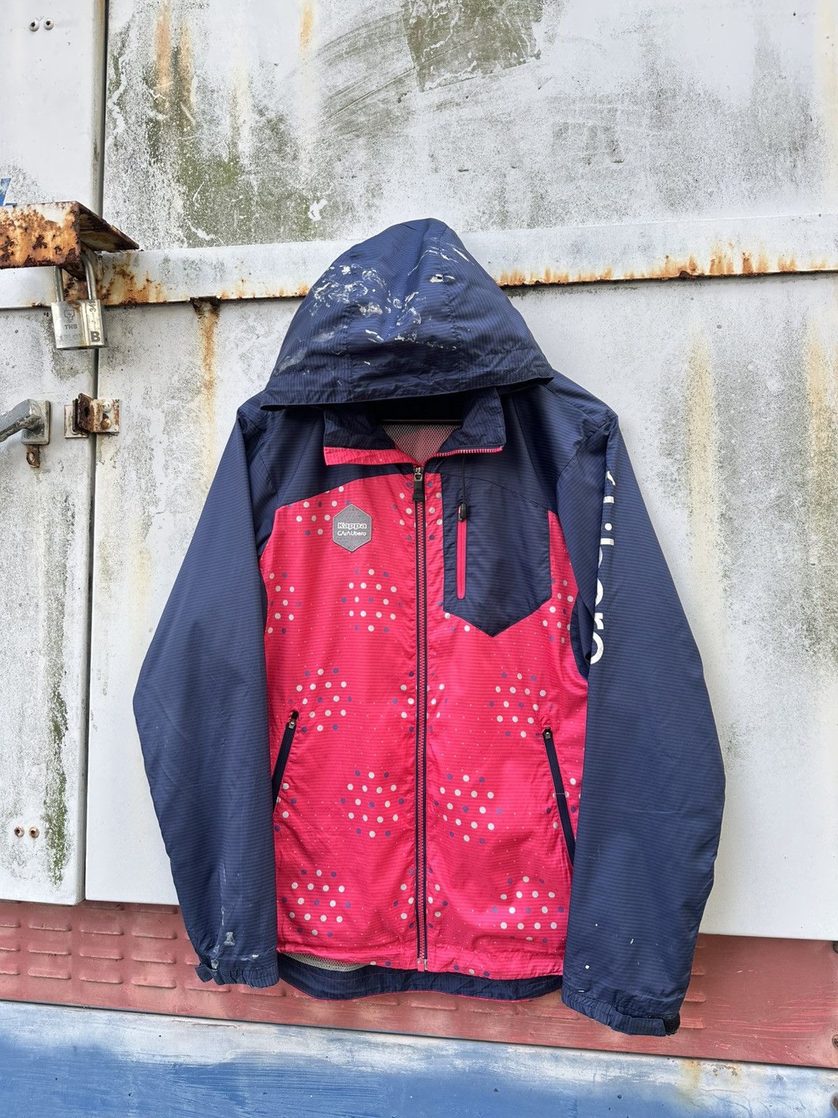 Kappa Kappa Garalibero Paint Splatter Hooded Jacket Size US M / EU 48-50 / 2 - 1 Thumbnail