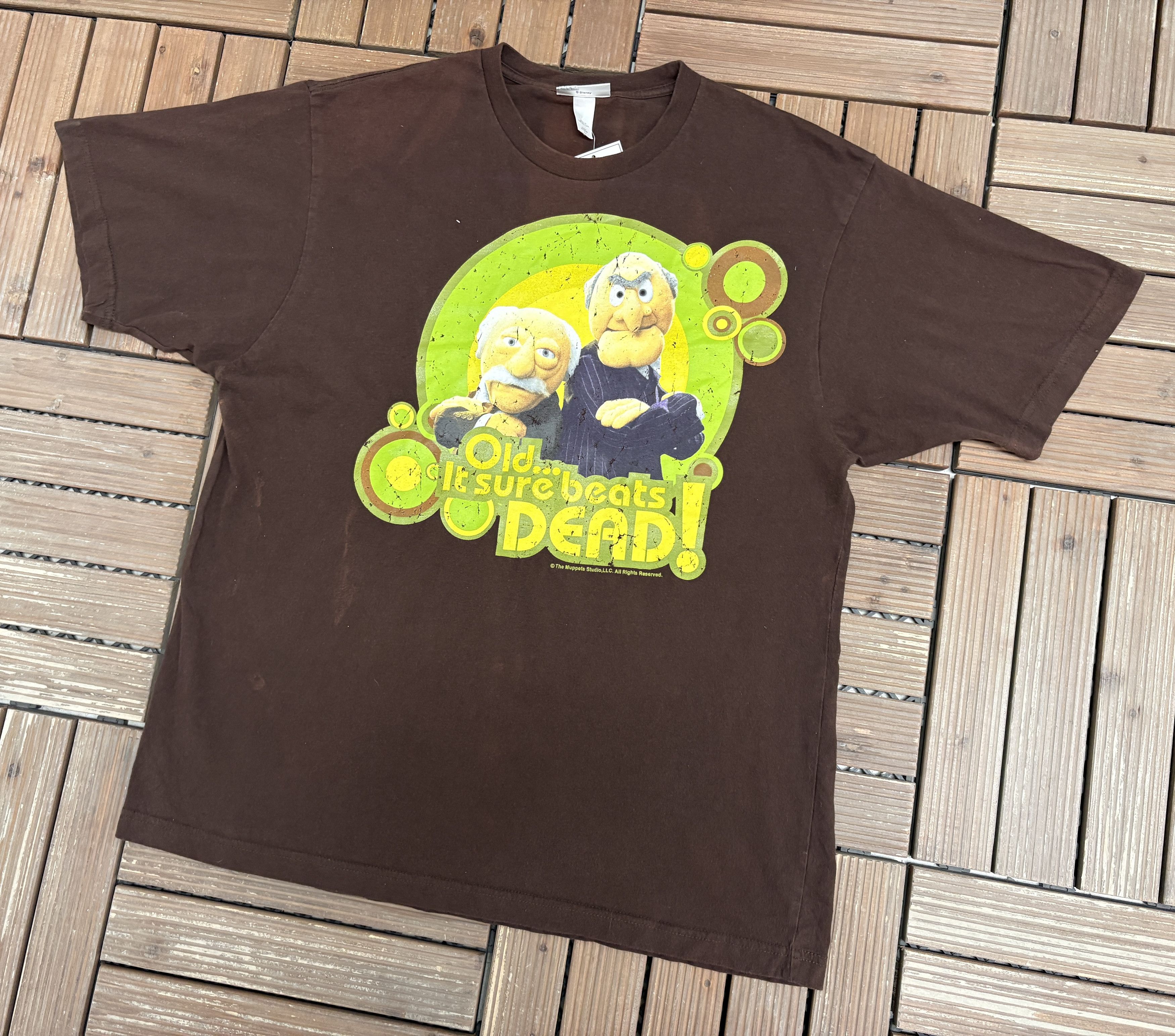 Vintage The Muppets Old... It Sure Beats Dead! Vintage Tee Size US L / EU 52-54 / 3 - 3 Thumbnail