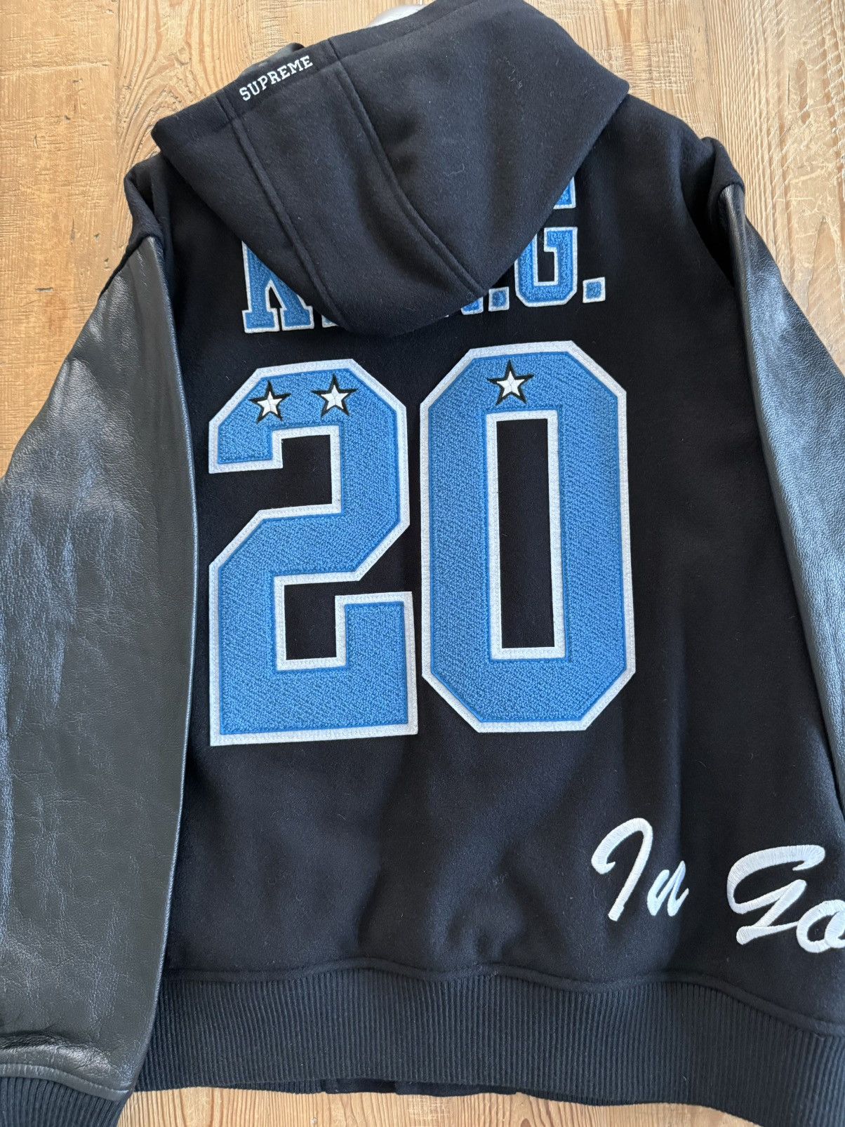 Supreme Supreme King In God We Trust Letterman Jacket Men’s Size XL Size US XL / EU 56 / 4 - 7 Thumbnail