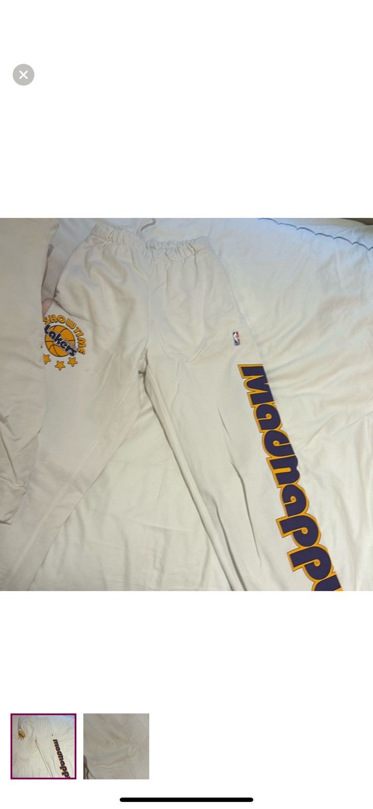 Madhappy Lakers sweats Size 26" / US 2 / IT 38 - 1 Thumbnail