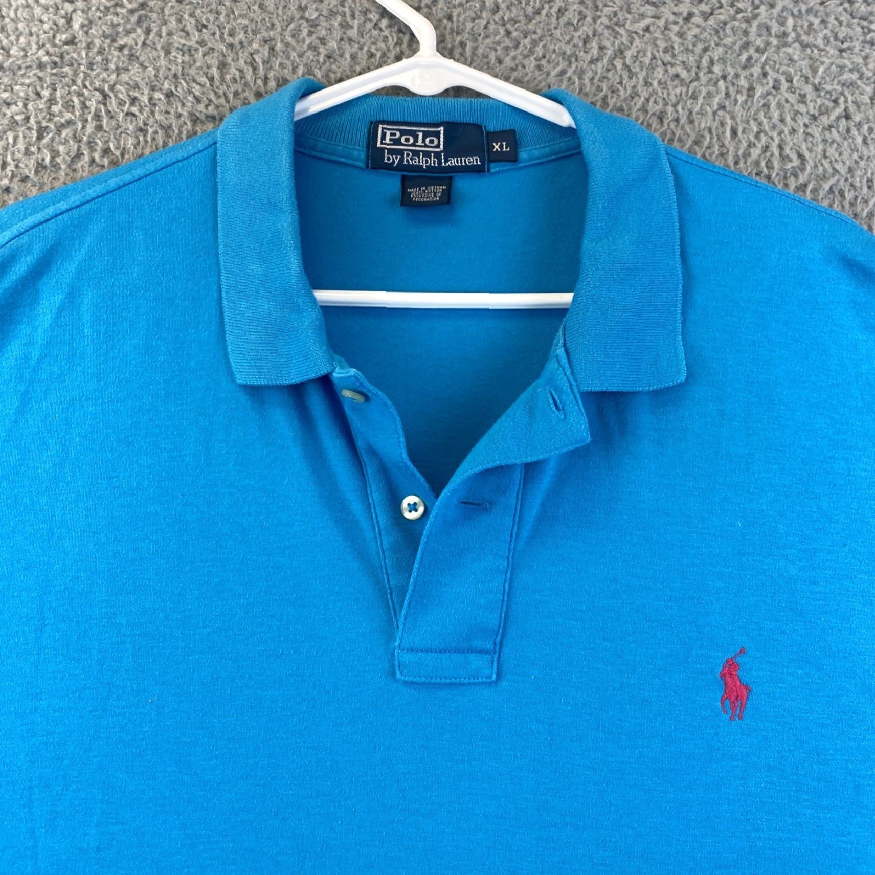 Polo Ralph Lauren POLO RALPH LAUREN The Polo Men's Classic-Fit Shirt XL turquoise 83-21 Regular Men Polo Short Sleeve Turquoise Classic-Fit XL Size US XL / EU 56 / 4 - 3 Thumbnail