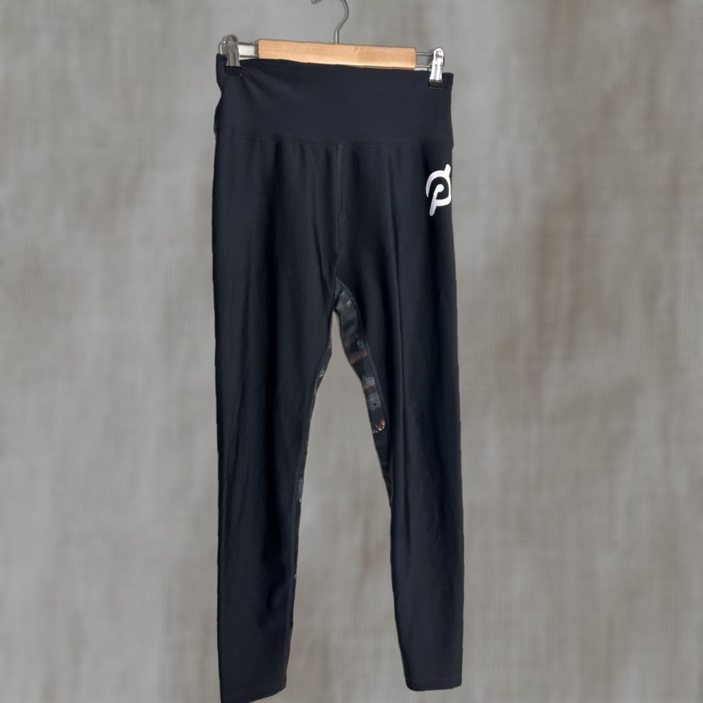 Vintage VINTAGE Peleton Women Leggings Capri 26x28 Black Spandex Polyester L Womens Size 36" / US 14 / IT 50 - 1 Thumbnail