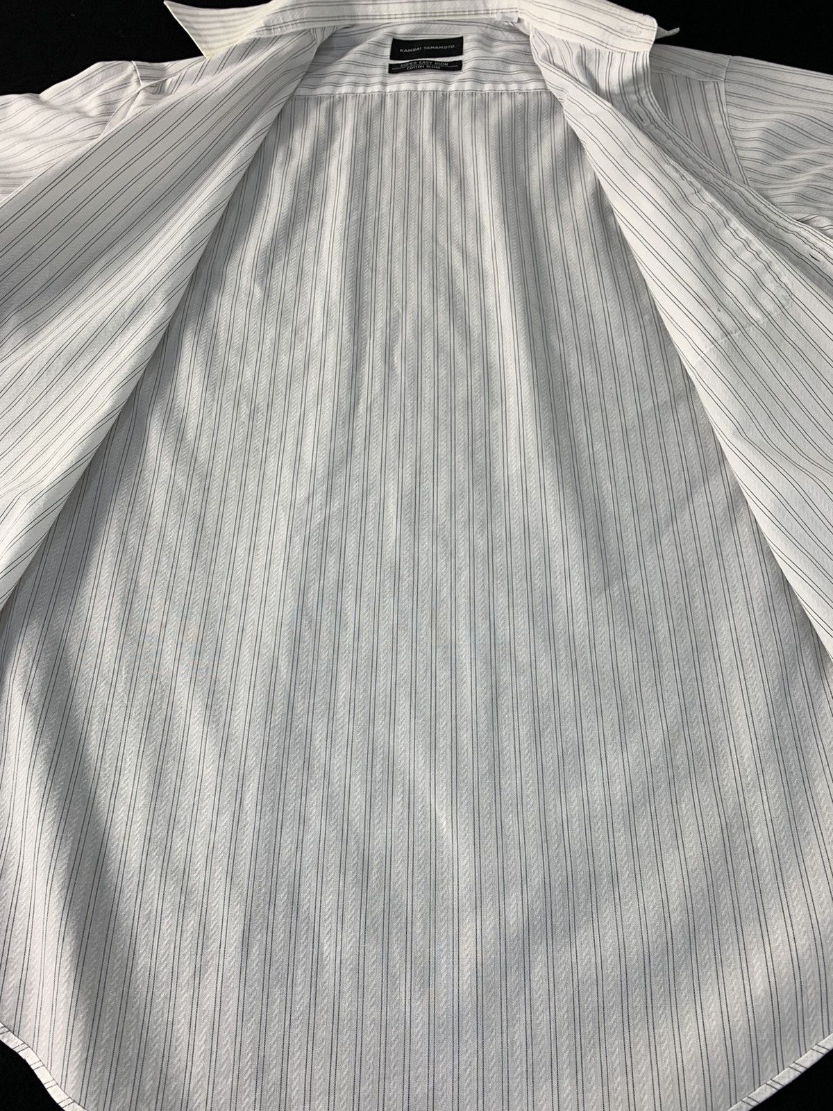Kansai Yamamoto 90s Kansai Yamamoto Striped Casual Office Wear Cotton Blend Size US M / EU 48-50 / 2 - 6 Thumbnail