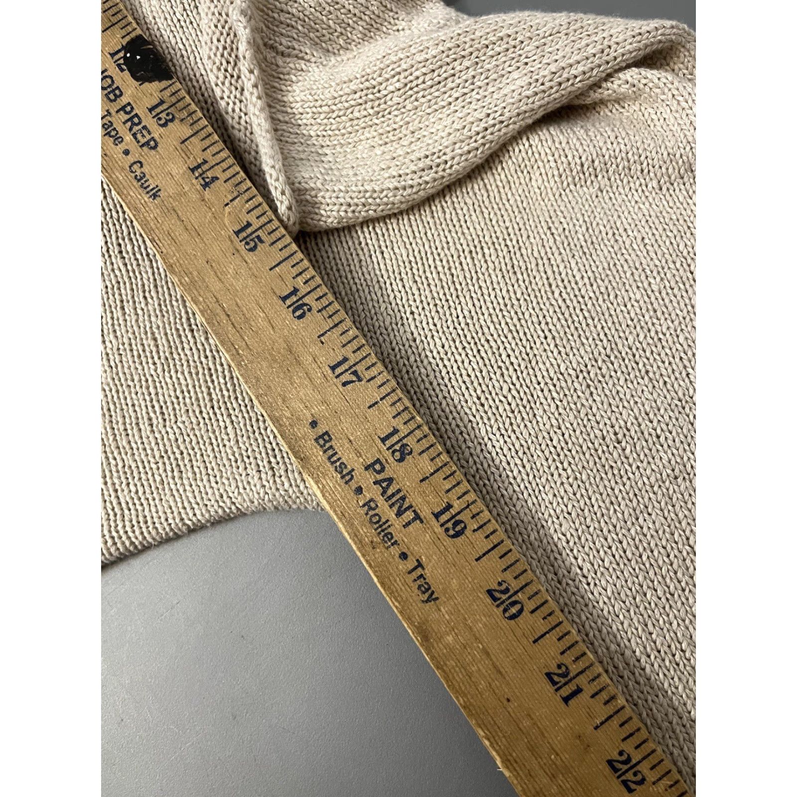 Vince Vince Women Sweater Pullover V-Neck Long Sleeve Cotton Casual Fall Winter Size Small Beige Size S / US 4 / IT 40 - 5 Thumbnail