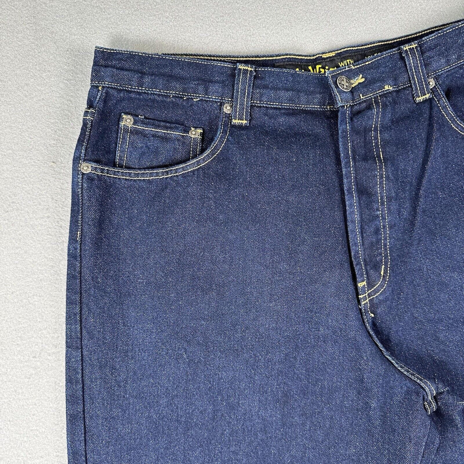 Dr. Martens Dr Marten Air Wair Relaxed Fit Jeans Men’s 36x32 Blue Denim Size US 36 / EU 52 - 6 Thumbnail