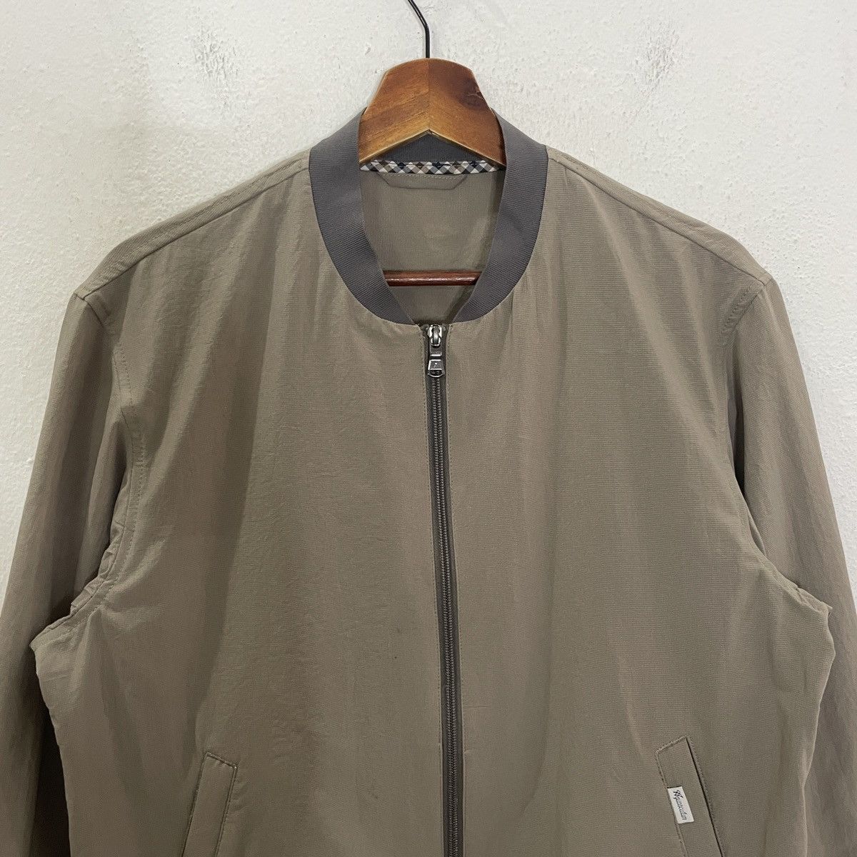 Aquascutum × Japanese Brand Vintage Aquasqutum Zipper Ups Jacket Size US M / EU 48-50 / 2 - 4 Thumbnail