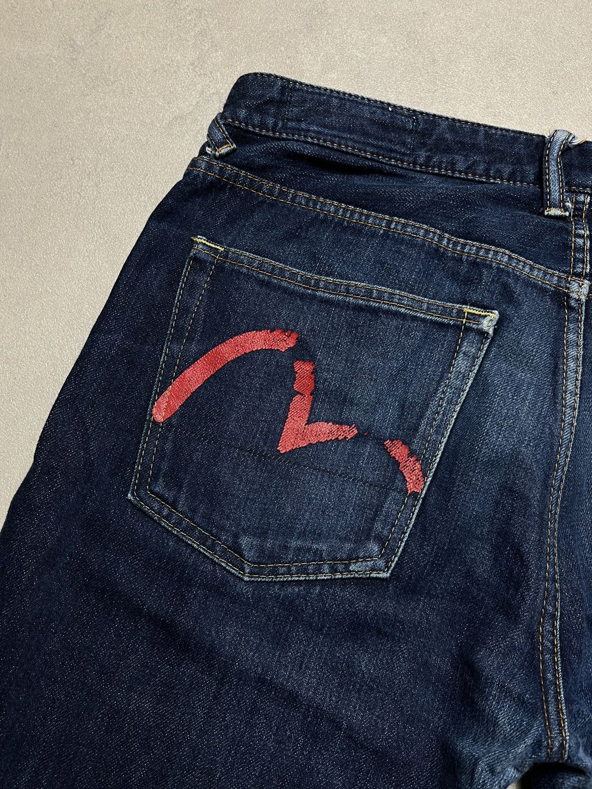 Evisu Evisu Red Seagull Selvedge Denim JapanJeans Size US 32 / EU 48 - 3 Thumbnail