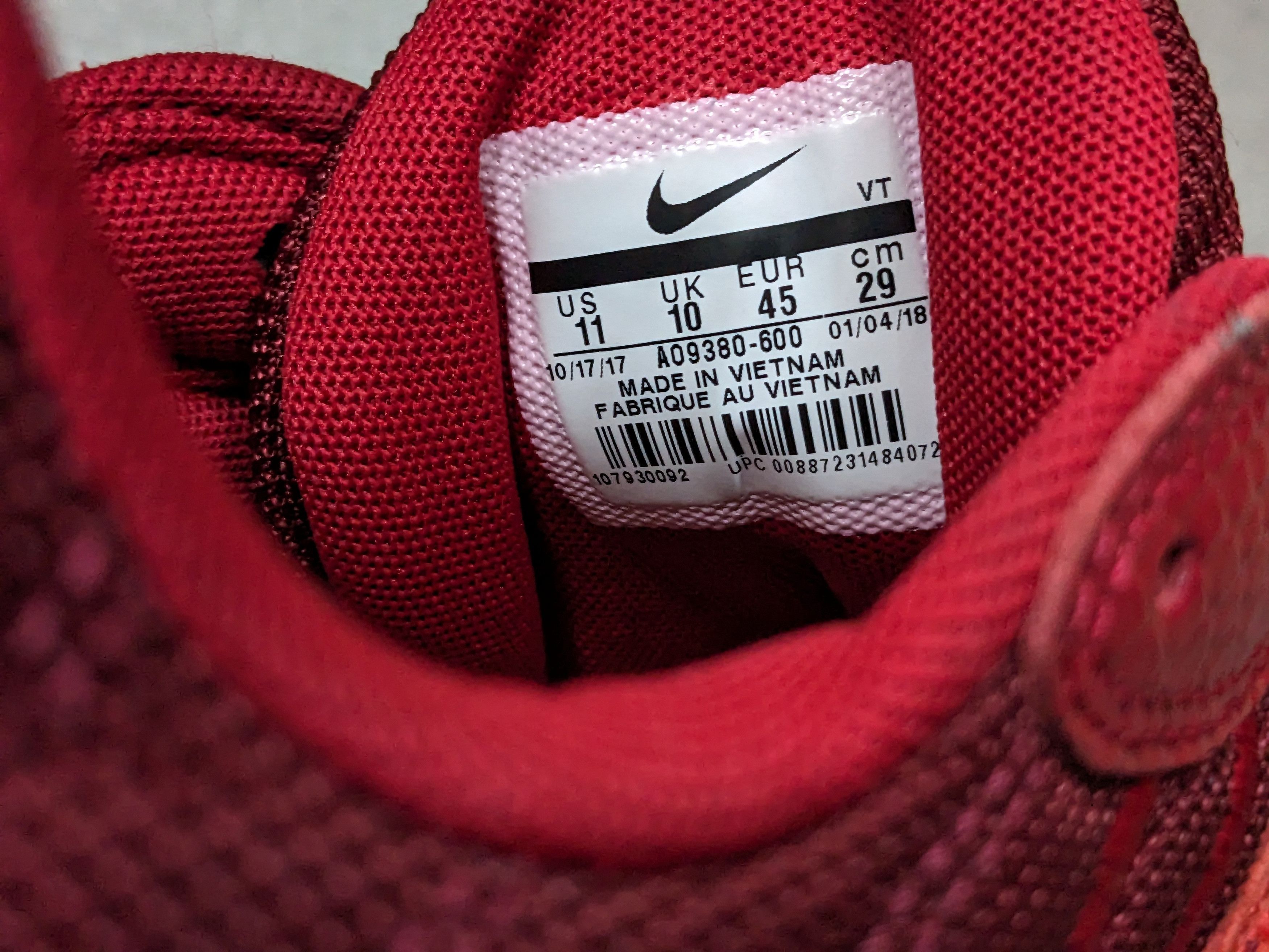 Nike Nike Air Max 98 SE Triple Red Size 11 White AO9380-600 Size US 11 / EU 44 - 7 Thumbnail