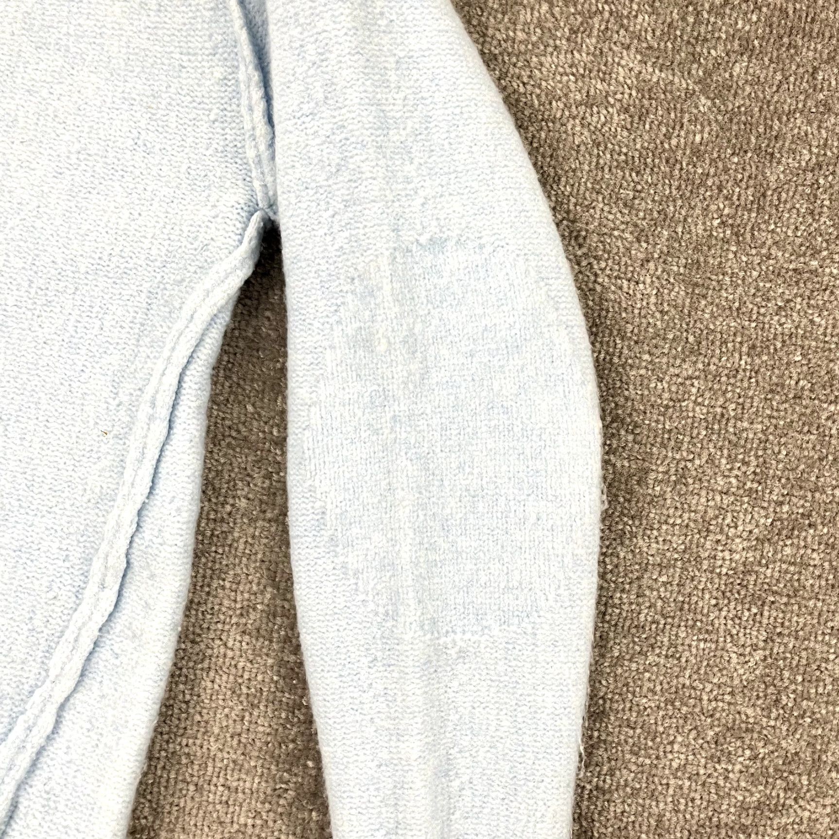 Free People Free People Sweater Womens Medium Eastwood Light Blue Fuzzy Pullover Size M / US 6-8 / IT 42-44 - 6 Thumbnail