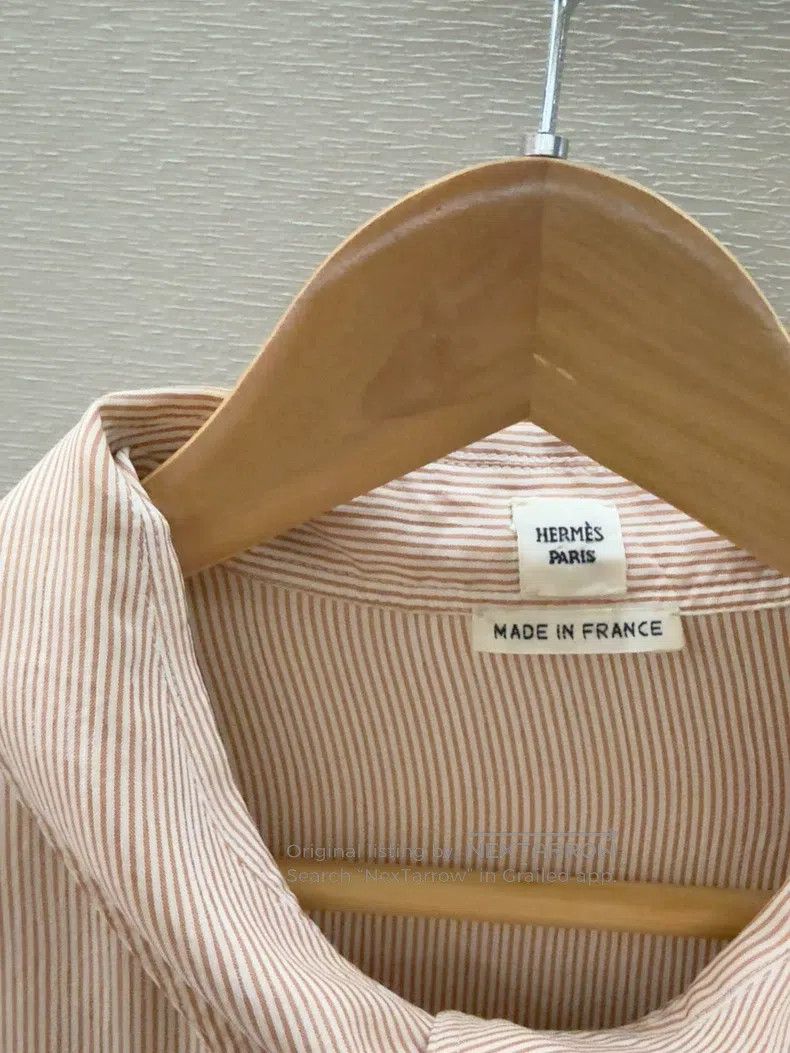Hermes Hermes Pink Silk Shirt Size XS / US 0-2 / IT 36-38 - 3 Thumbnail