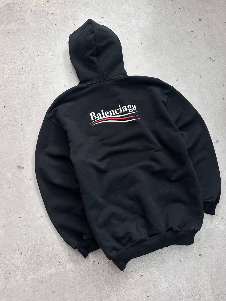 Balenciaga Balenciaga Political Campaign Logo Hoodie Black Oversized S Size US S / EU 44-46 / 1 - 2 Thumbnail