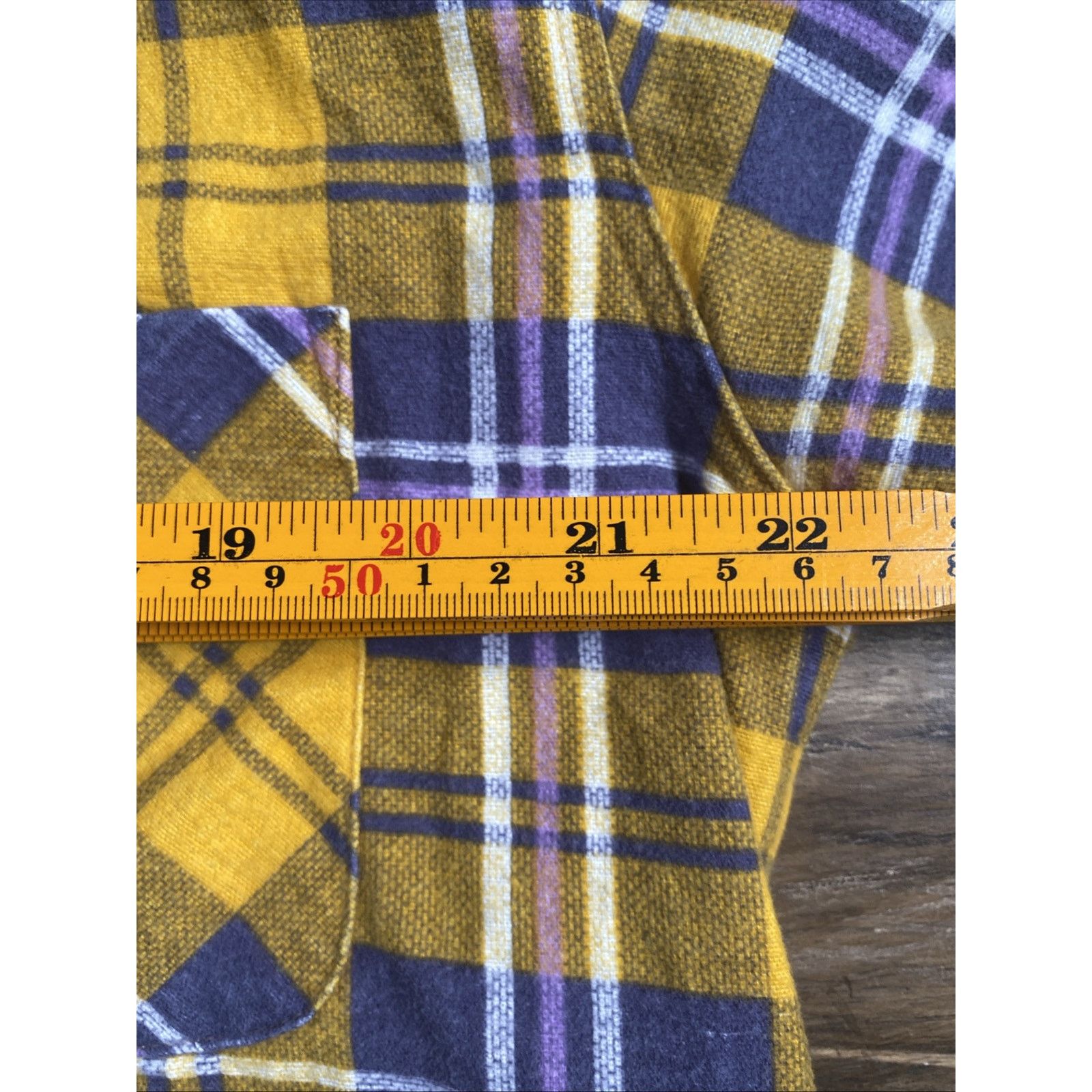 RE/DONE Re/Done Women Flannel Button Down Shirt Plaid Yellow Purple Size M / US 6-8 / IT 42-44 - 10 Thumbnail
