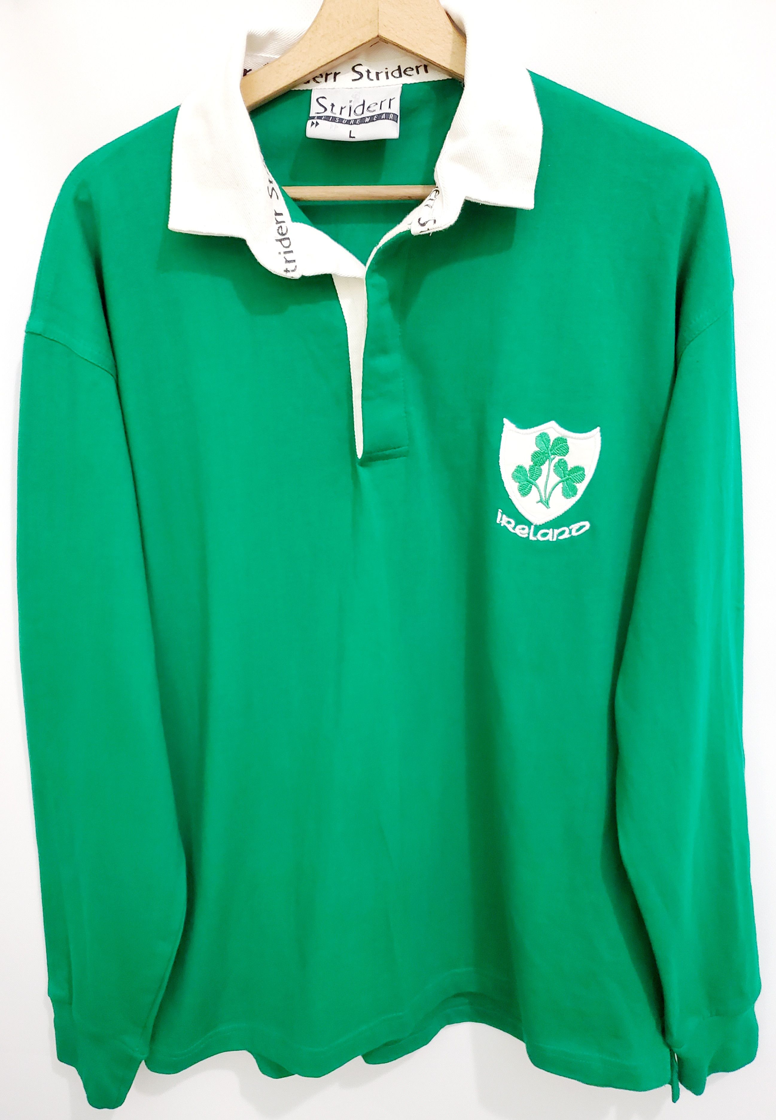 Canterbury of New Zealand × Vintage Vintage Ireland Rugby Union Shirt Jersey Long Sleeve Size L Size US L / EU 52-54 / 3 - 1 Thumbnail