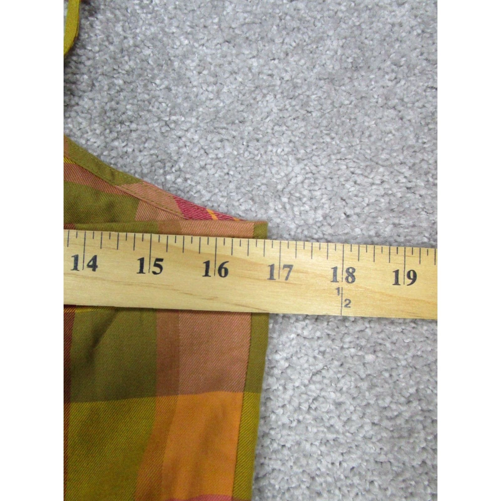 Madewell Madewell Dress Womens XS Green Red Blouson Cotton Plaid Cowl Neck Sleeveless Short Vintage: No Size XS / US 0-2 / IT 36-38 - 6 Thumbnail