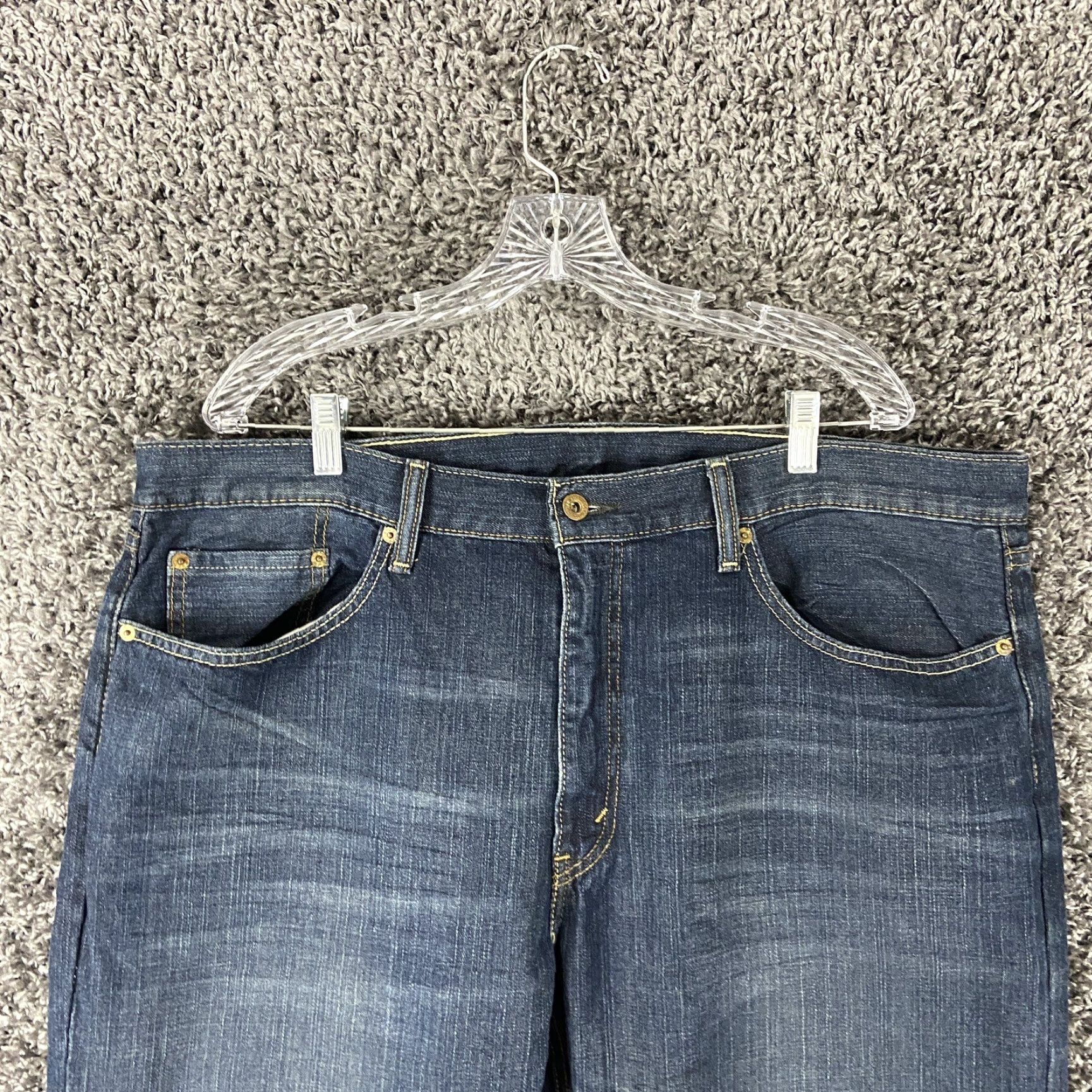 Levi's LEVI'S 559 Jeans - Men - 40x32 - Blue - Straight - Regular - 559 Model Size US 40 / EU 56 - 4 Thumbnail