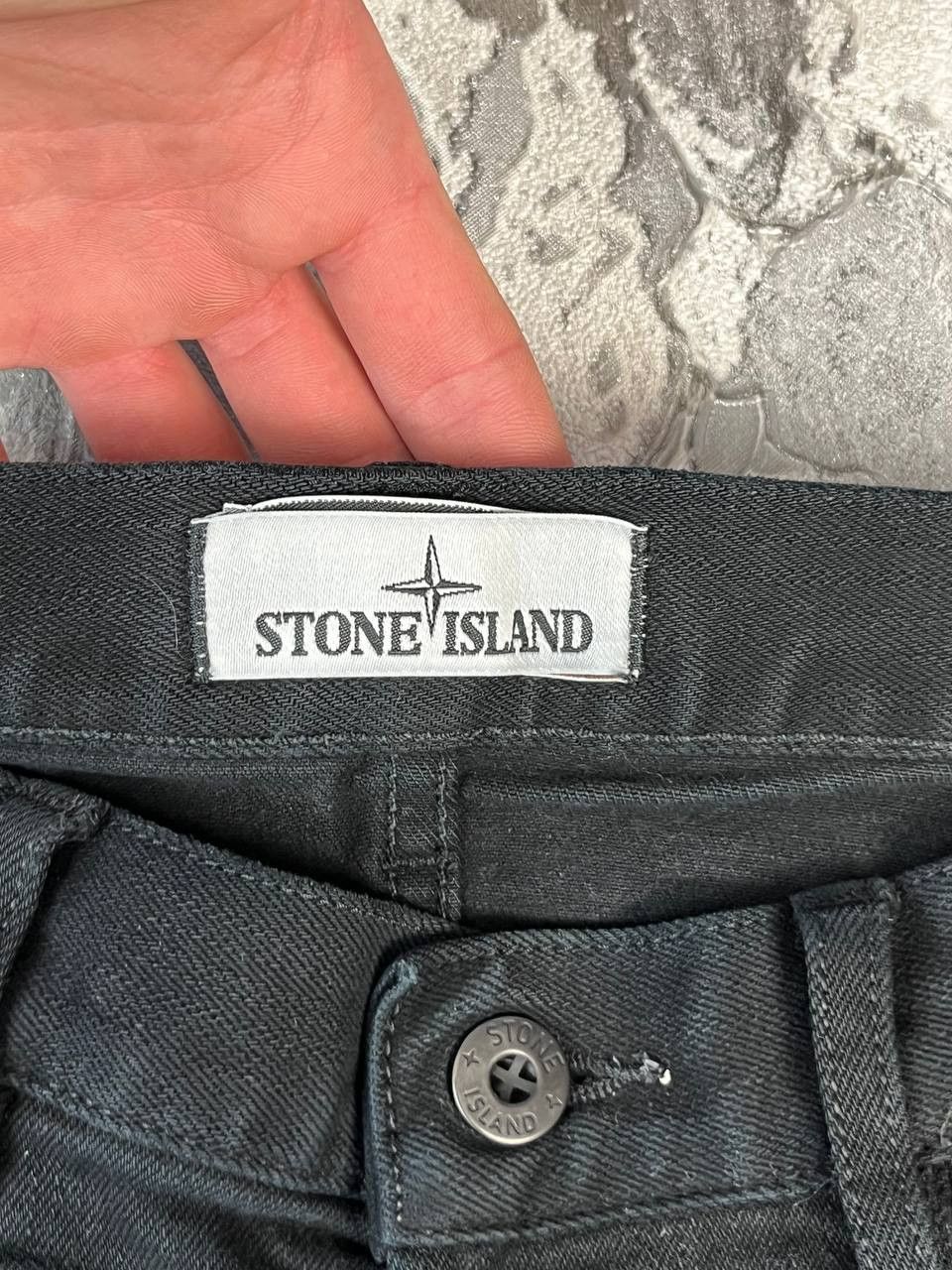 Stone Island Stone Island black denim trousers patch W30 L32 Size US 30 / EU 46 - 5 Thumbnail