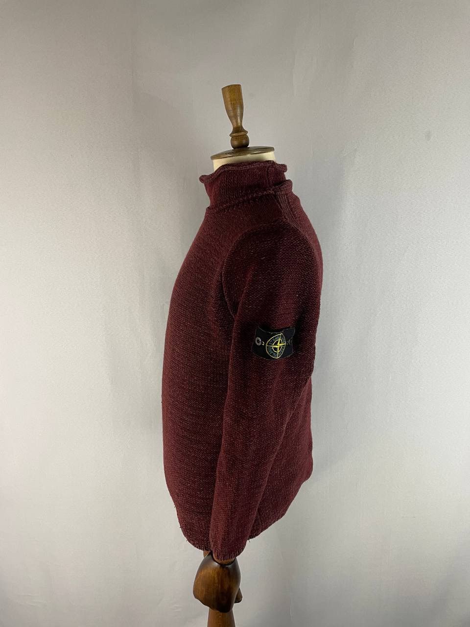 Stone Island Stone Island Vintage Sweater Red Size US L / EU 52-54 / 3 - 4 Thumbnail