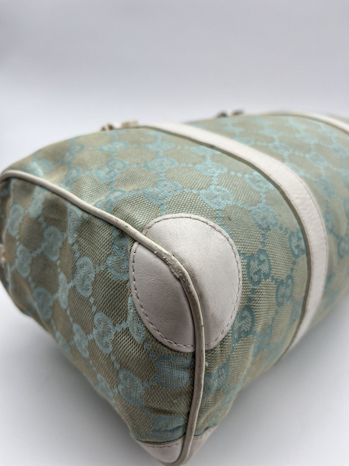 Gucci GUCCI GG Canvas Shoulder Bag Light Blue Size ONE SIZE - 12 Thumbnail