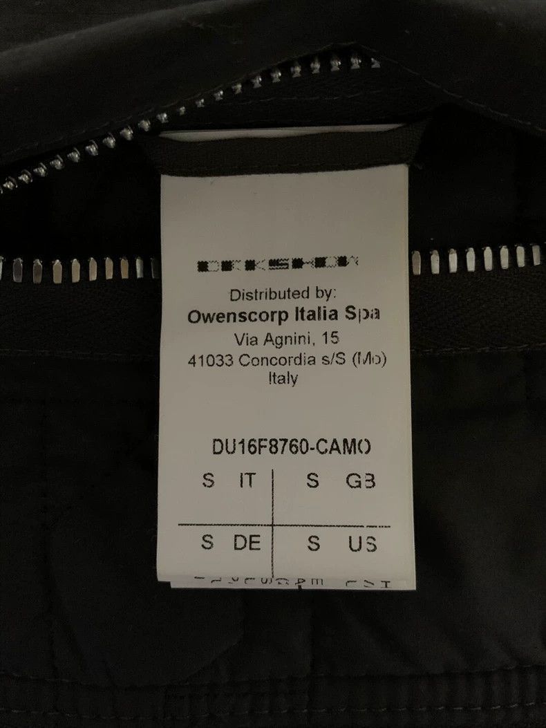 Rick Owens rick owens S size pilot cotton jacket-2508 Size US S / EU 44-46 / 1 - 3 Thumbnail