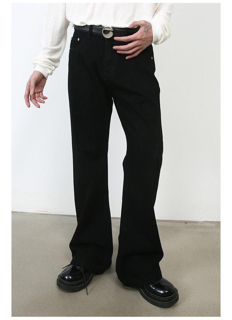 Japanese Brand × Jean Vintage high street loose washed straight bootcut jeans Size US 32 / EU 48 - 4 Thumbnail