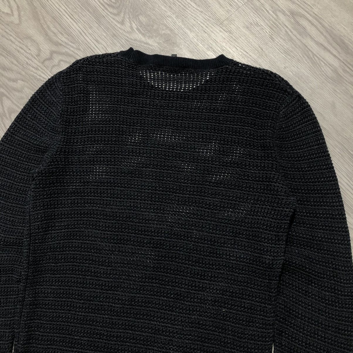 A.P.C. A.P.C. Semi-Sheer Transparency Knit Sweatshirt Charcoal Size US M / EU 48-50 / 2 - 7 Thumbnail