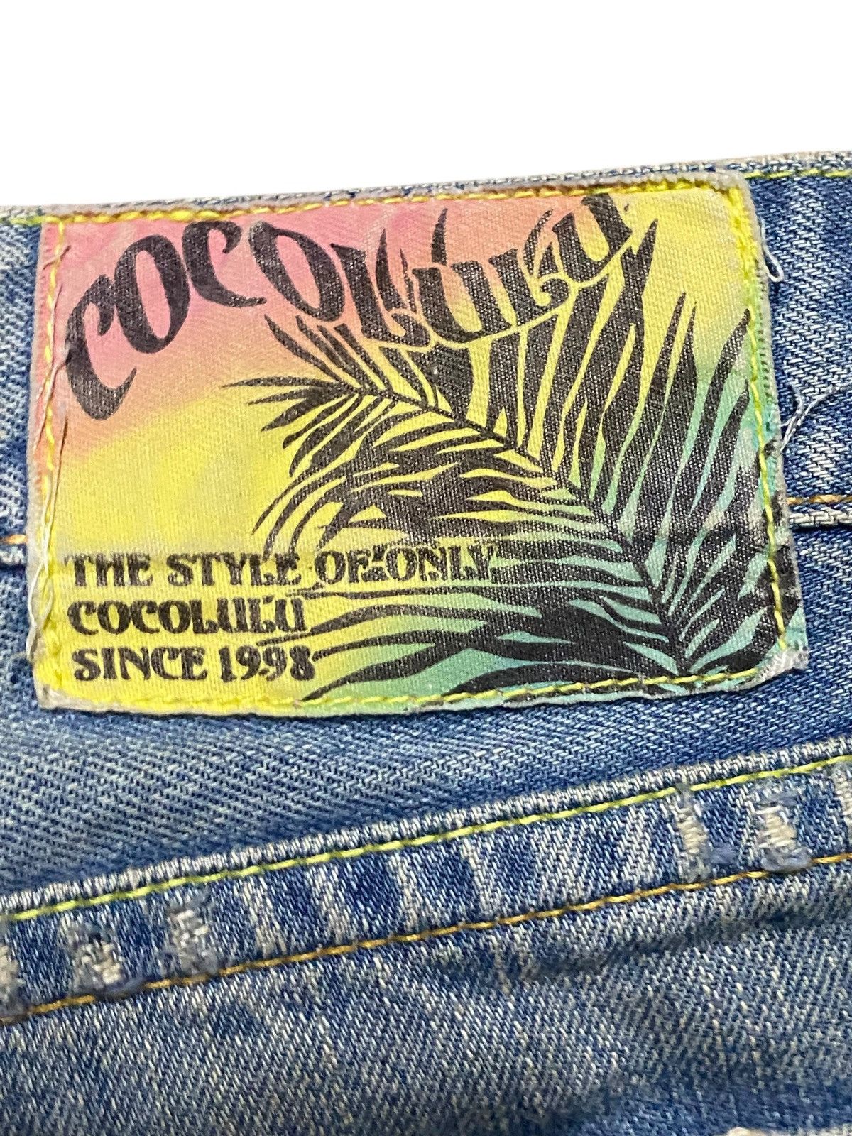 Hysteric Glamour Vintage Japanese Brand Coco Lulu Mud Wash Distressed Baggy Size US 30 / EU 46 - 14 Thumbnail