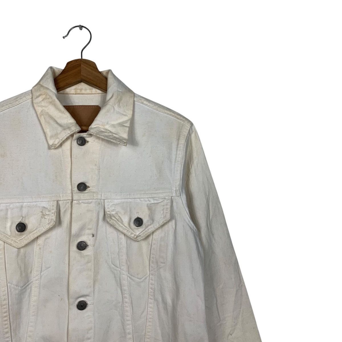 Japanese Brand DOMINGO SPELLBOUND Type 3 White Denim Jacket #2096-C91 Size US M / EU 48-50 / 2 - 5 Thumbnail