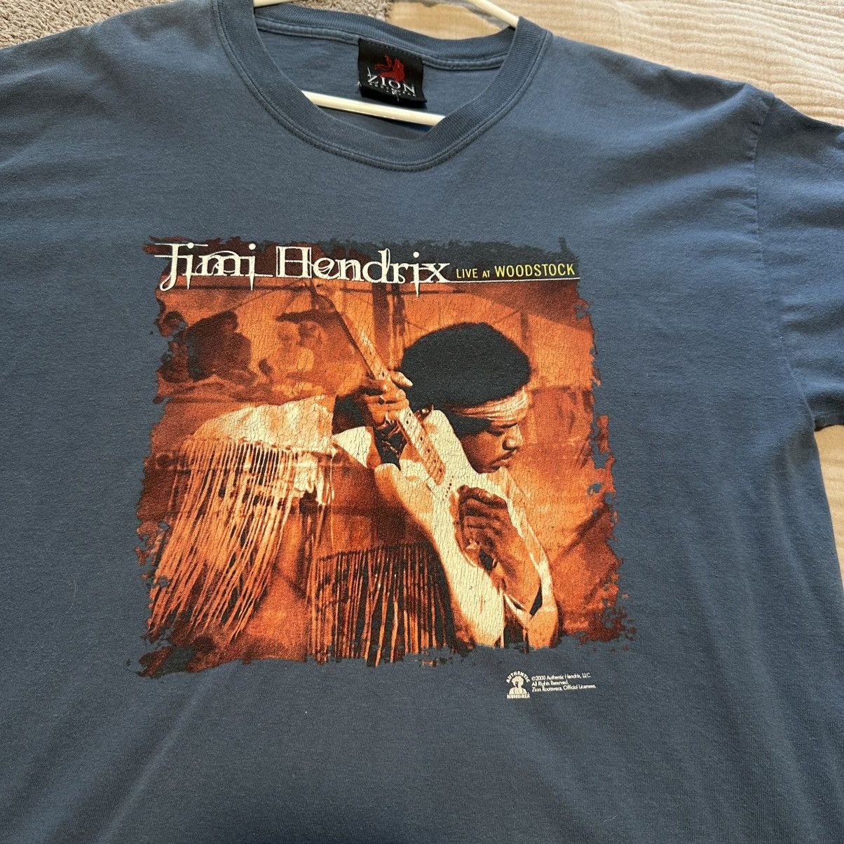 Jimi Hendrix VINTAGE Jimi Hendrix Woodstock Tee Size US L / EU 52-54 / 3 - 1 Thumbnail