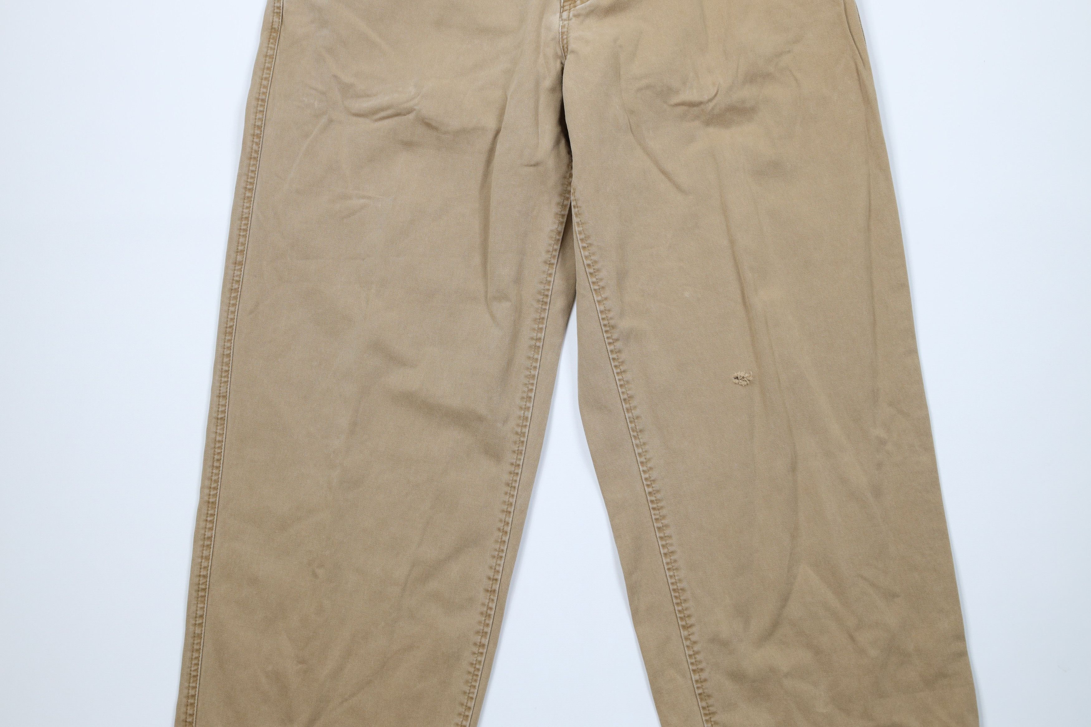 Abercrombie & Fitch Vintage 90s Y2K Abercrombie & Fitch Wide Leg Surplus Pants Size US 32 / EU 48 - 3 Thumbnail