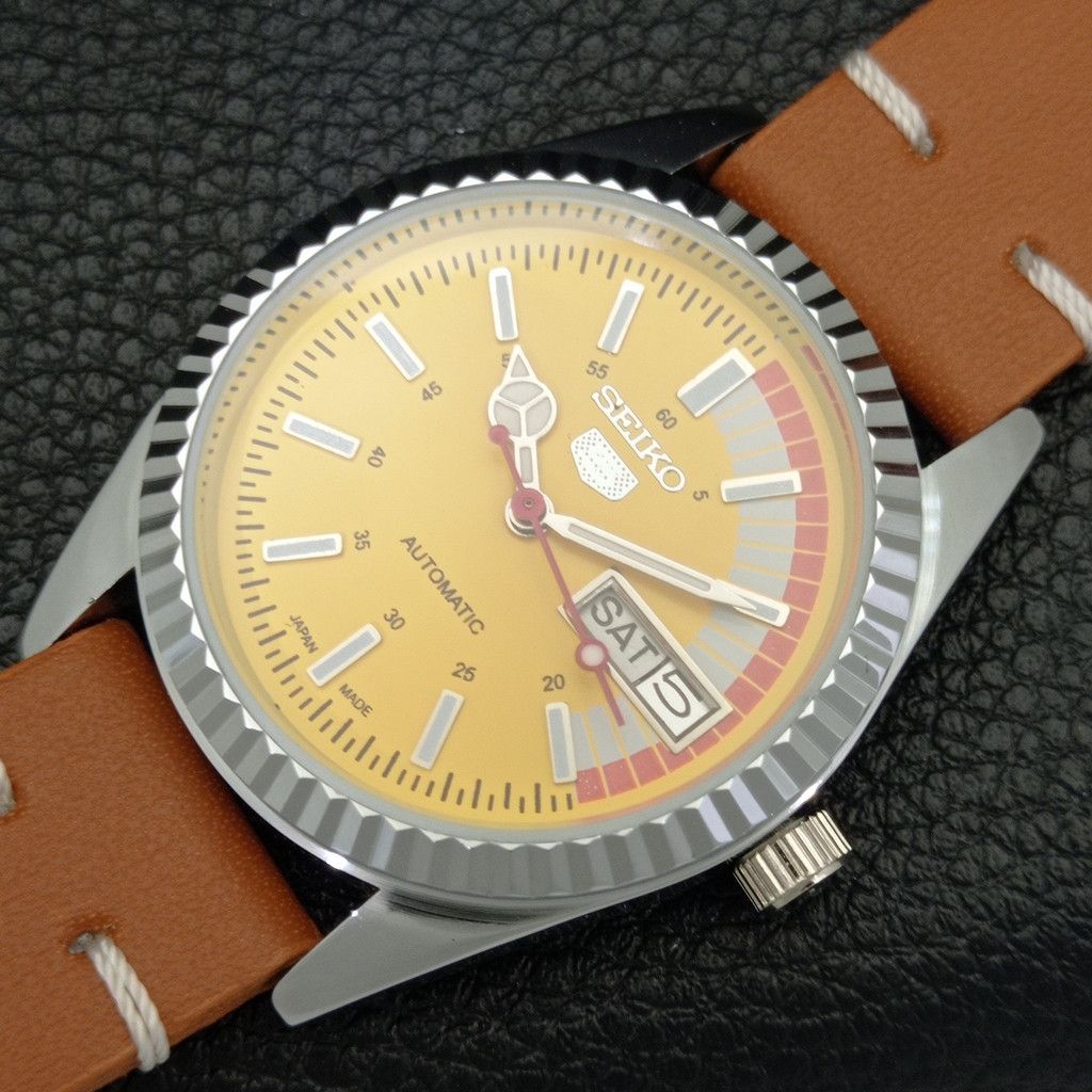 Seiko REFURBISHED VINTAGE SEIKO 5 AUTO JAPAN MENS WATCH a440709 Size 38 - 6 Thumbnail