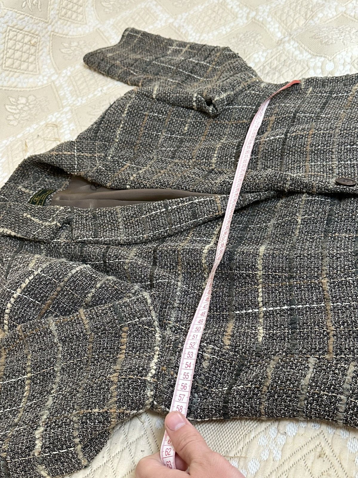 Vintage 🔥 Gianfranco Corneli Tweed Jacket Blazer Chanel Styled Size L / US 10 / IT 46 - 5 Thumbnail