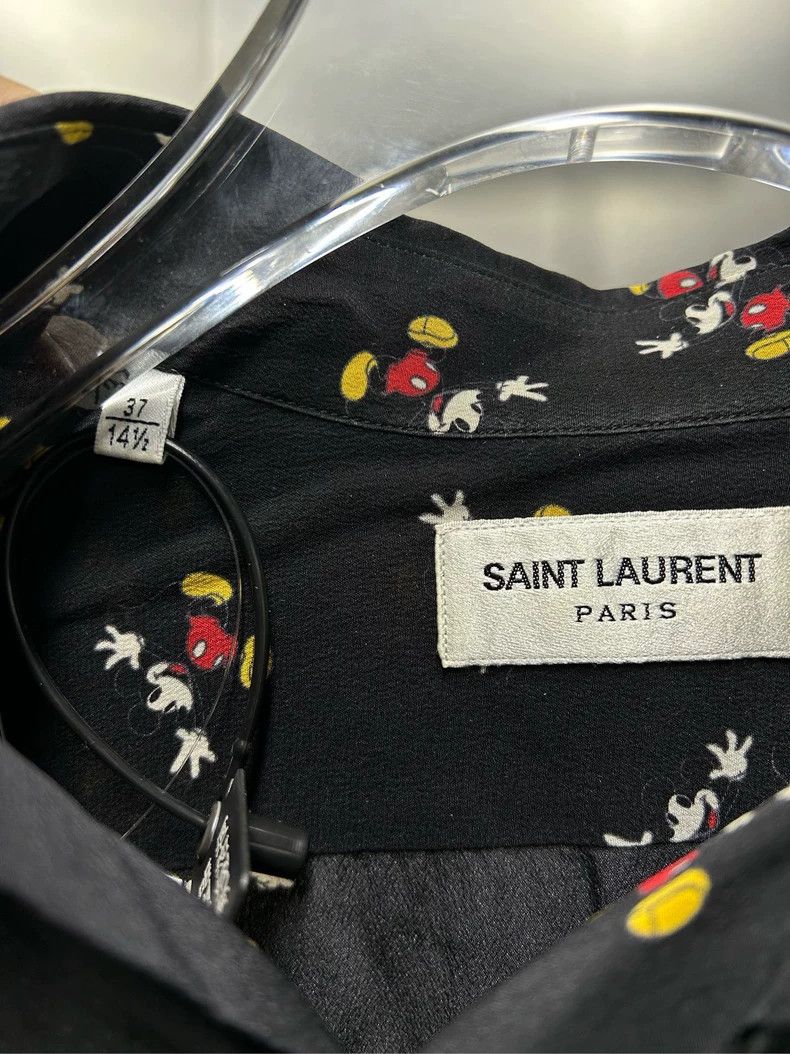 Saint Laurent Paris saint Laurent paris size 37 Mickey Shirt 2503-Nextarrow Size US M / EU 48-50 / 2 - 3 Thumbnail