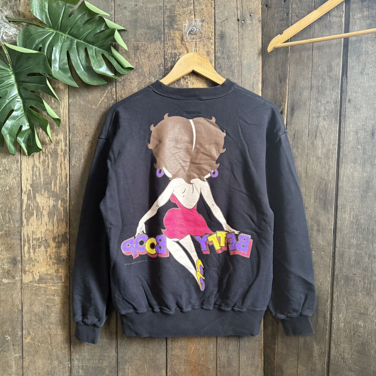 Vintage Vintage Betty Boop Mirror Print Sweatshirt Size US M / EU 48-50 / 2 - 2 Thumbnail